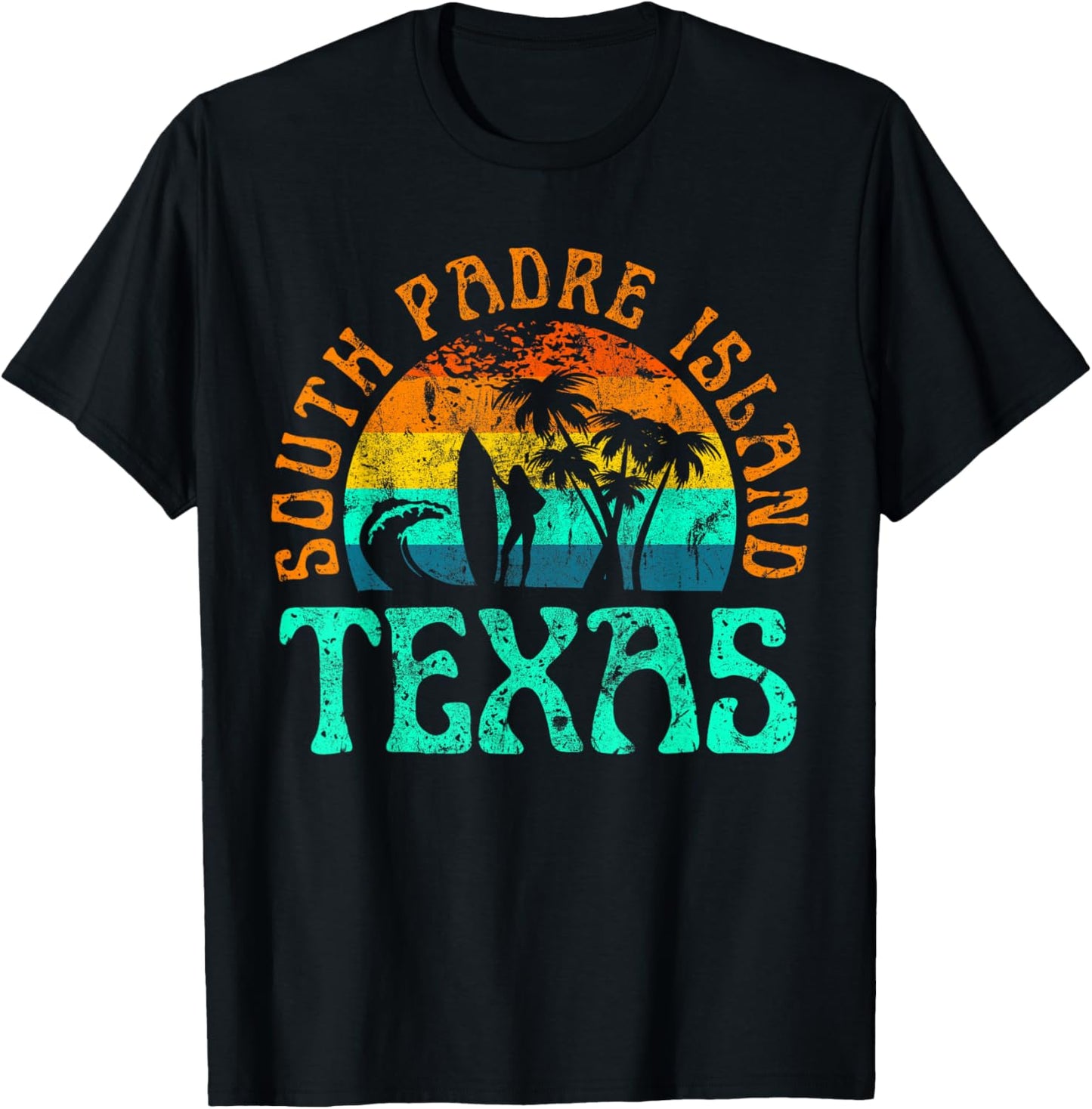 South Padre Island T-Shirt - T-Shirt | Black