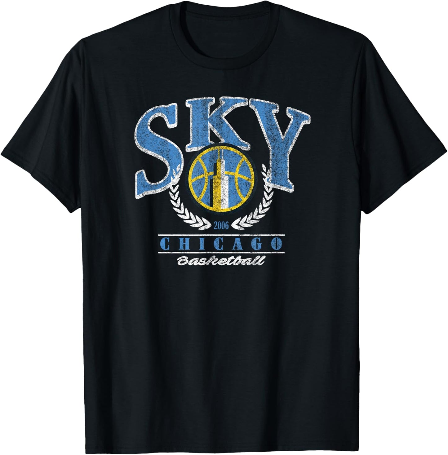WNBA Chicago Sky Top Class Out Of Bounds T-Shirt - T-Shirt | Black