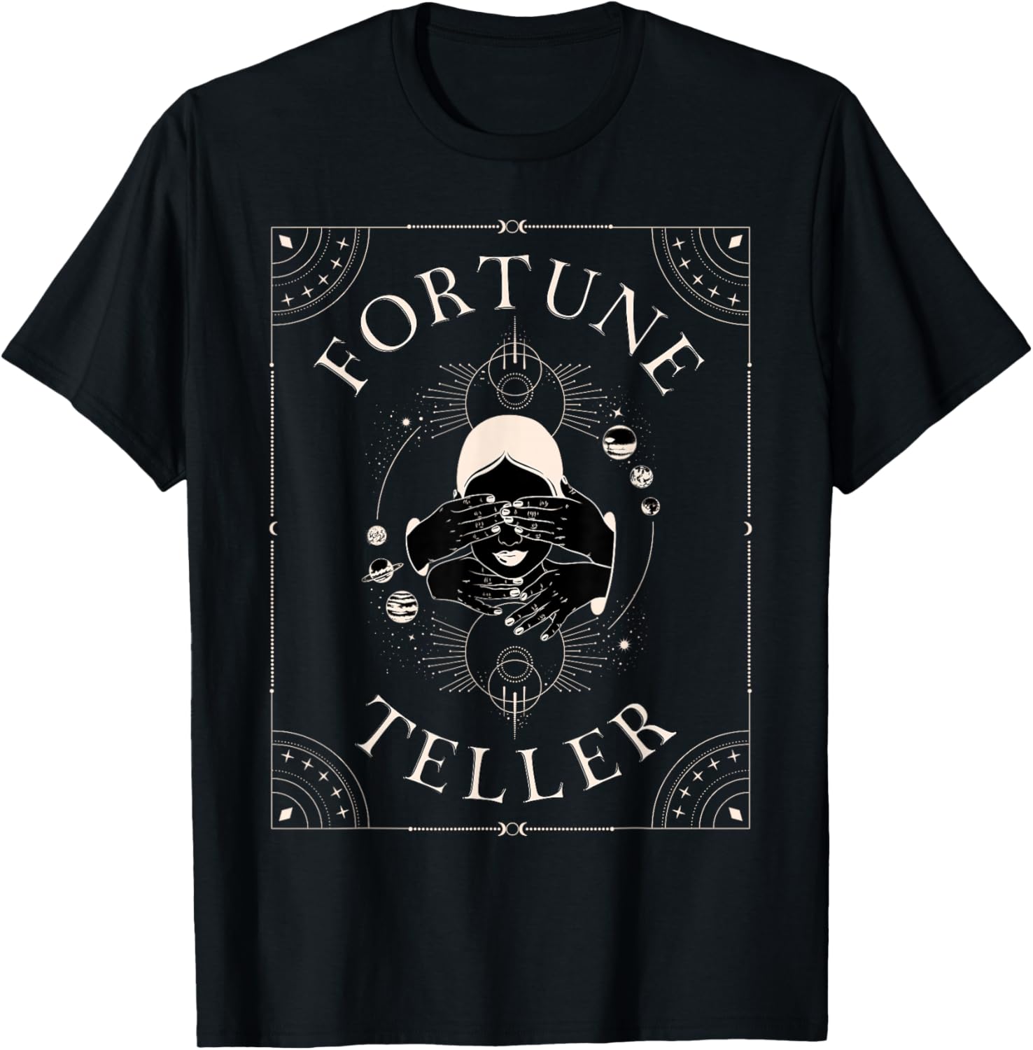 Fortune Teller Halloween Costume , Men, Kids T-Shirt - T-Shirt | Black