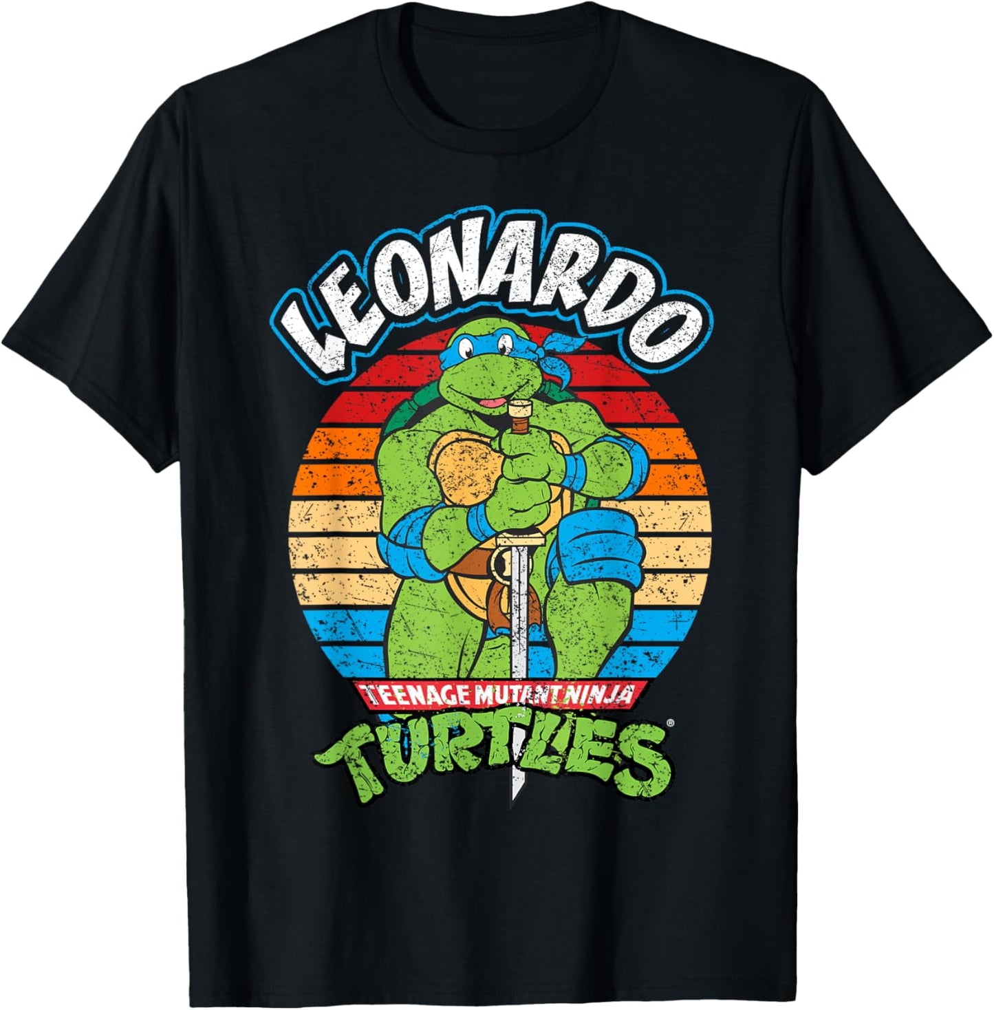 Mademark x Teenage Mutant Ninja Turtles - Teenage Mutant Ninja Turtles Leonardo Ready For Action T-Shirt - T-Shirt | Black