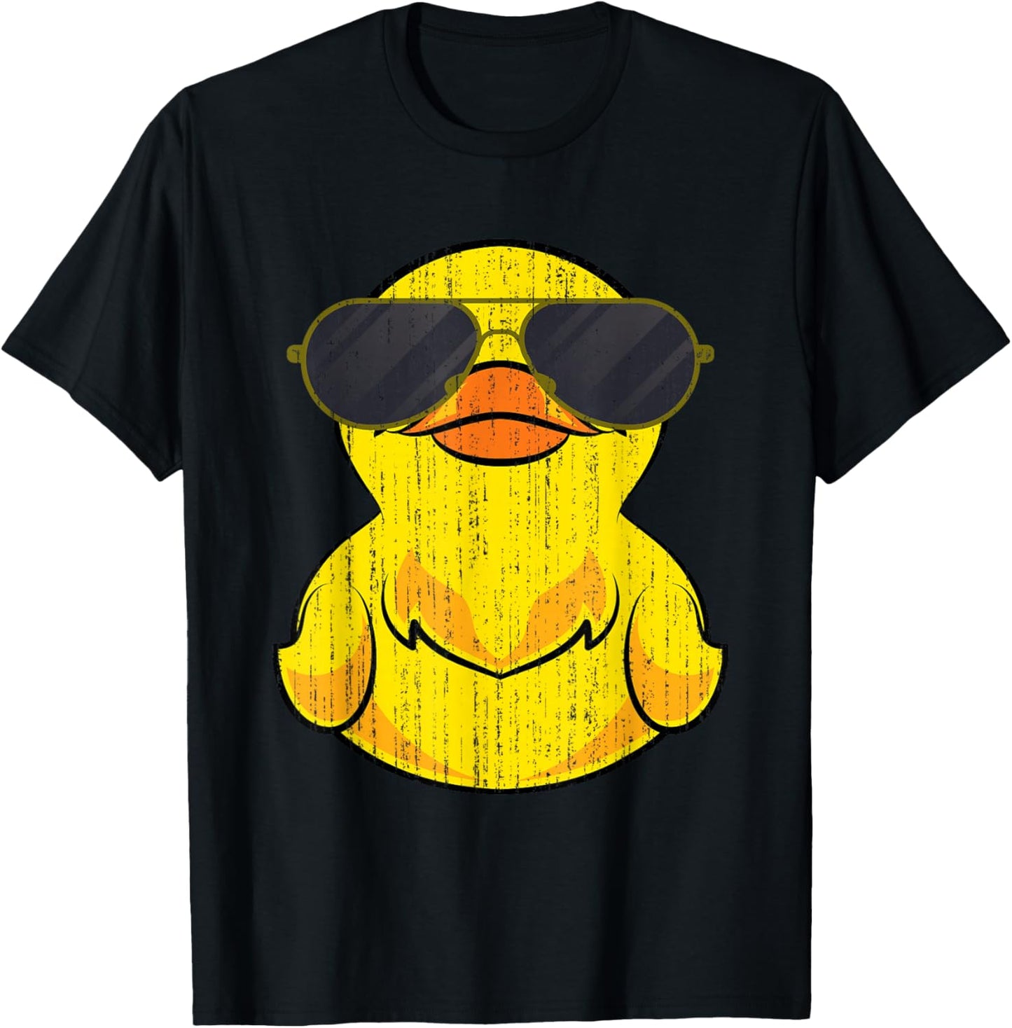 Bath Duck Cool Rubber Duck Sunglasses Squeaky Duck T-Shirt - T-Shirt | Black