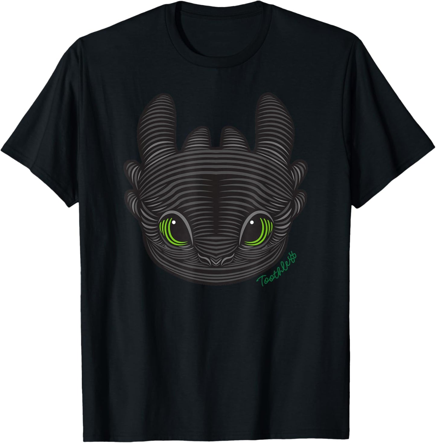 How to Train Your Dragon 3 Toothless Shirt T-Shirt - T-Shirt | Black