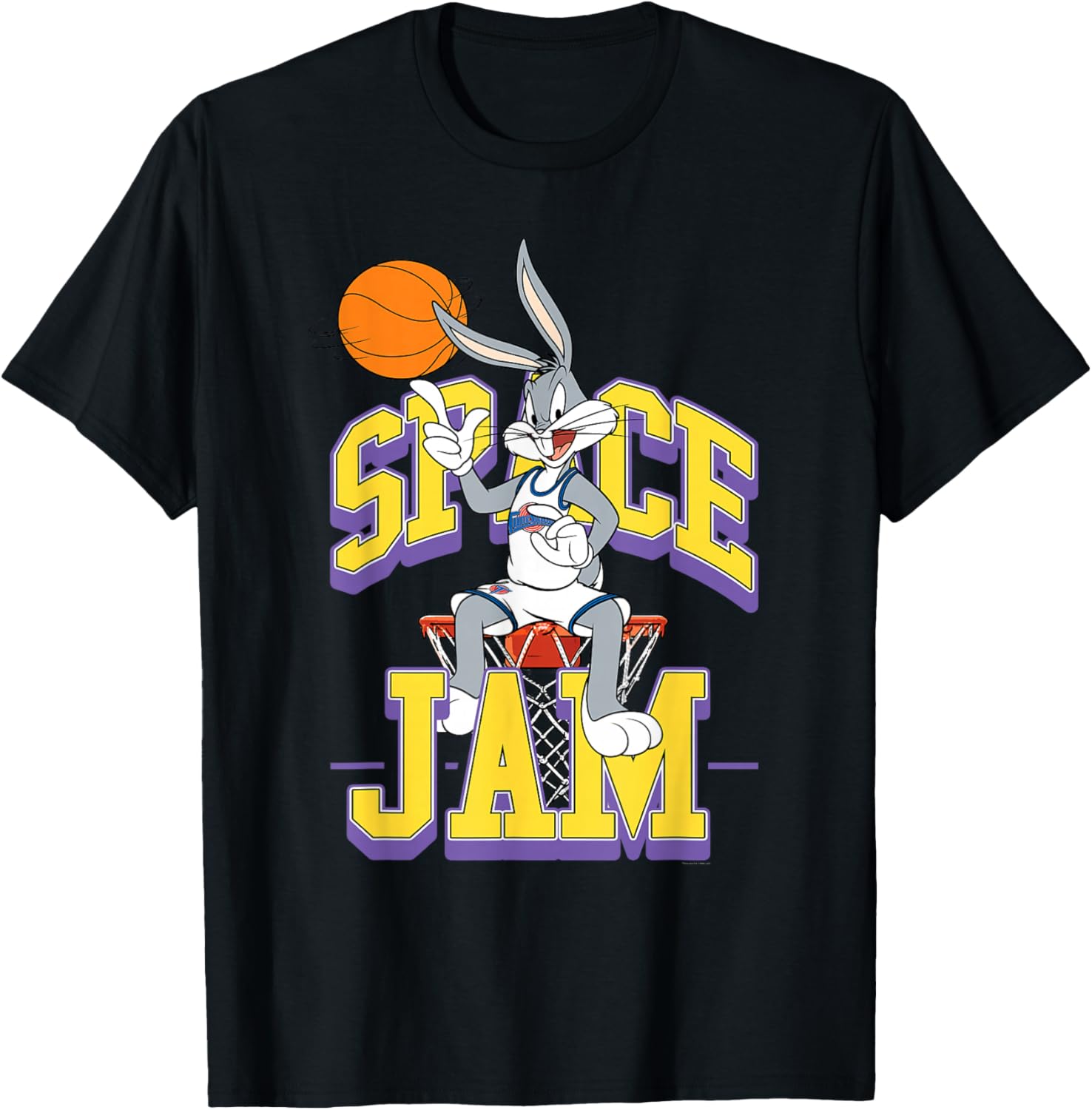 Space Jam Bugs Bunny T-Shirt - T-Shirt | Black