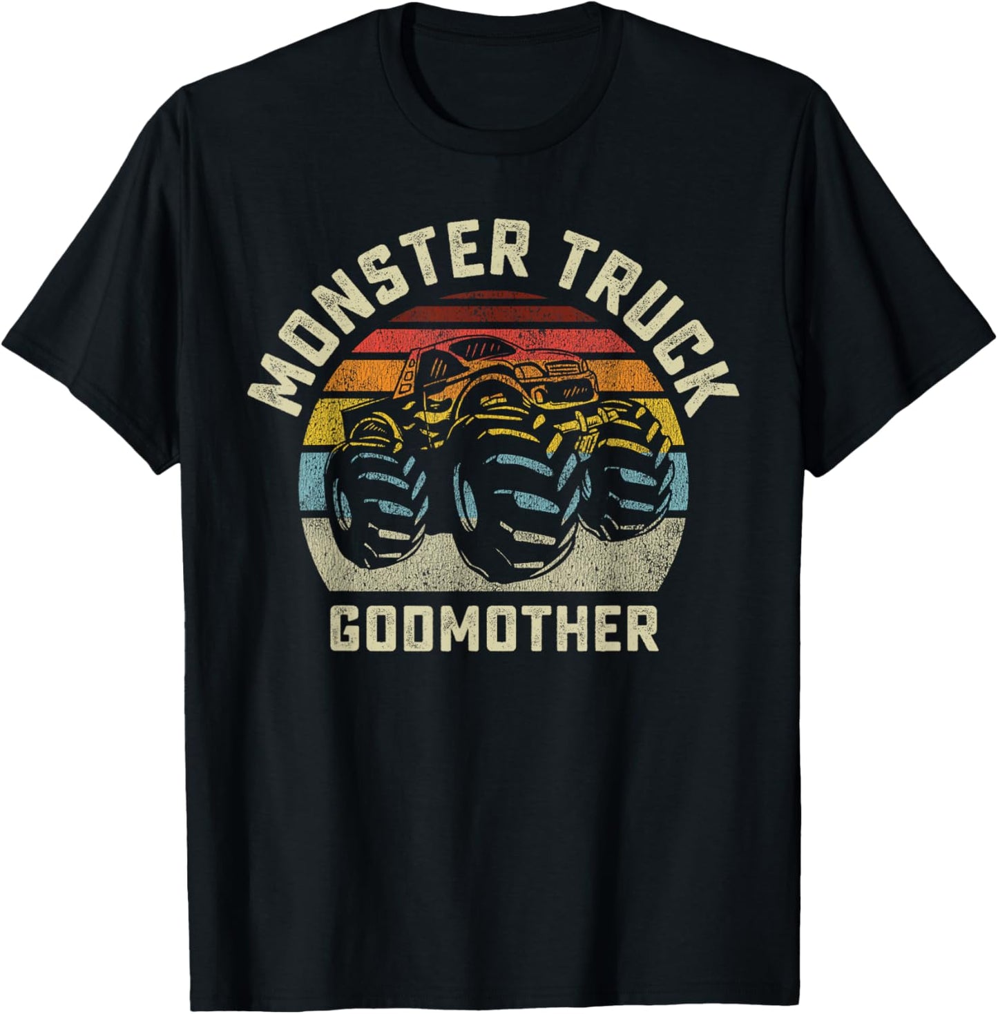 Monster Truck Godmother Vintage Retro Style Women T-Shirt - T-Shirt | Black