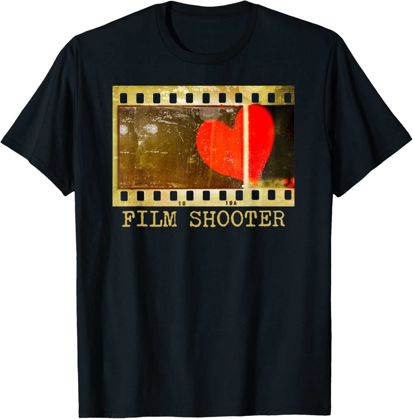 Cool Filmstrip for Lovers of Film Photography - Photographer T-Shirt - T-Shirt | Black
