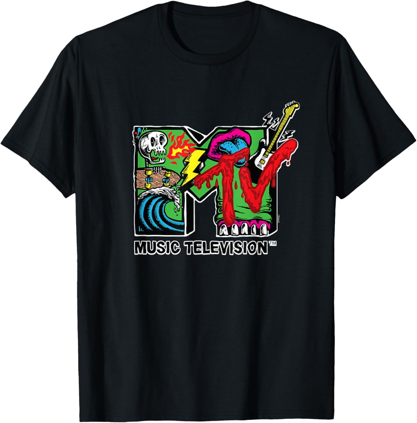 MTV - MTV Skater T-Shirt - T-Shirt | Black