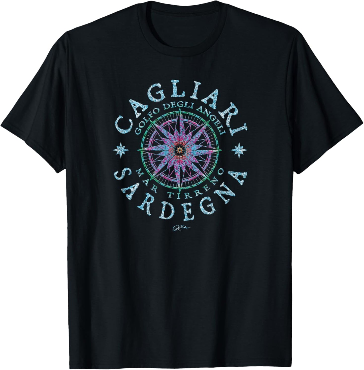 JCombs: Cagliari, Sardinia, Italy T-Shirt - T-Shirt | Black