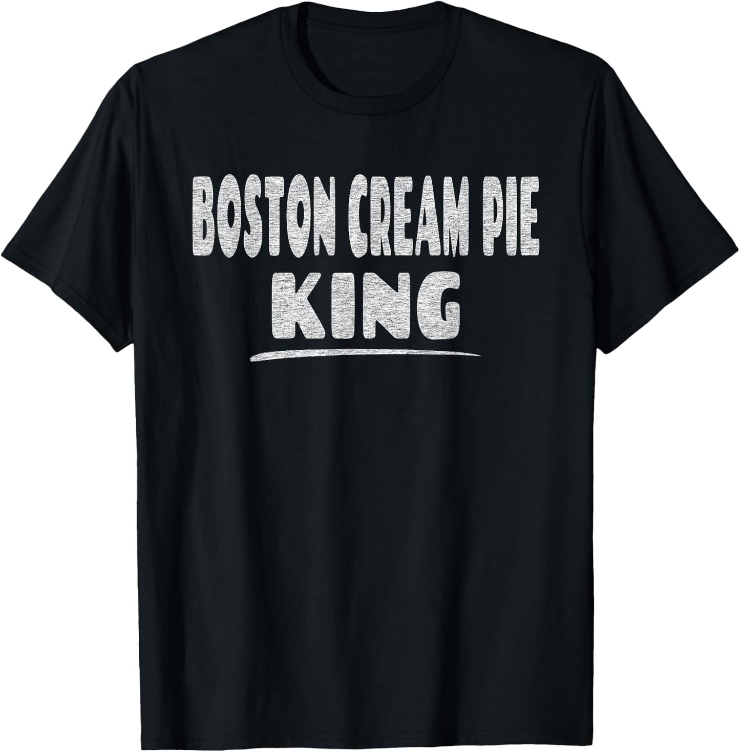 Boston Cream Pie King T-Shirt - T-Shirt | Black