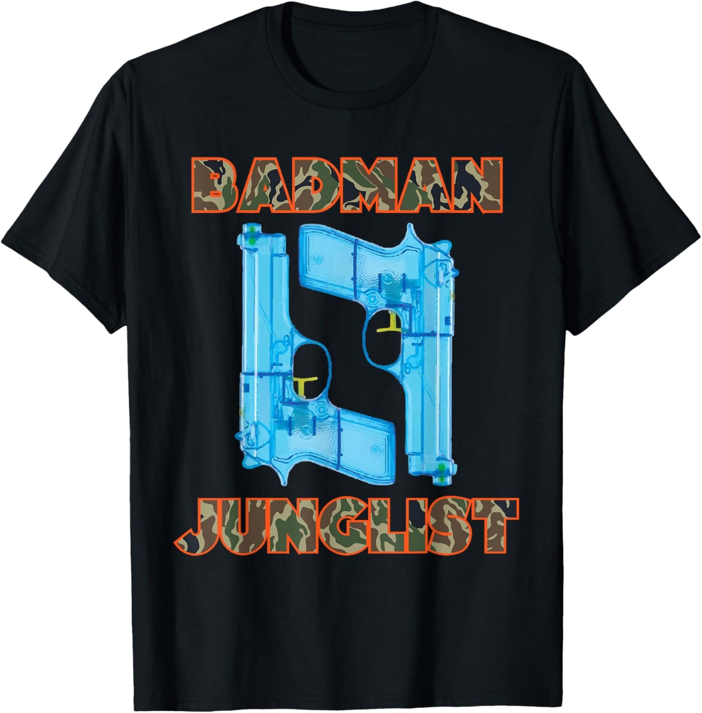 DNB Shirt Badman Junglist Drum n Bass T-Shirt - T-Shirt | Black