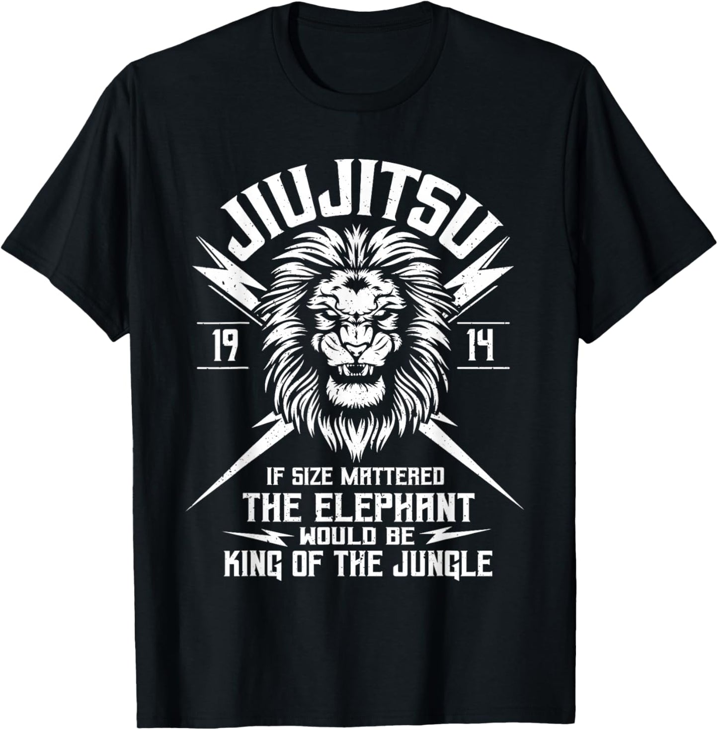 Brazilian Jiu Jitsu and Leo - BJJ and Grappling T-Shirt - T-Shirt | Black