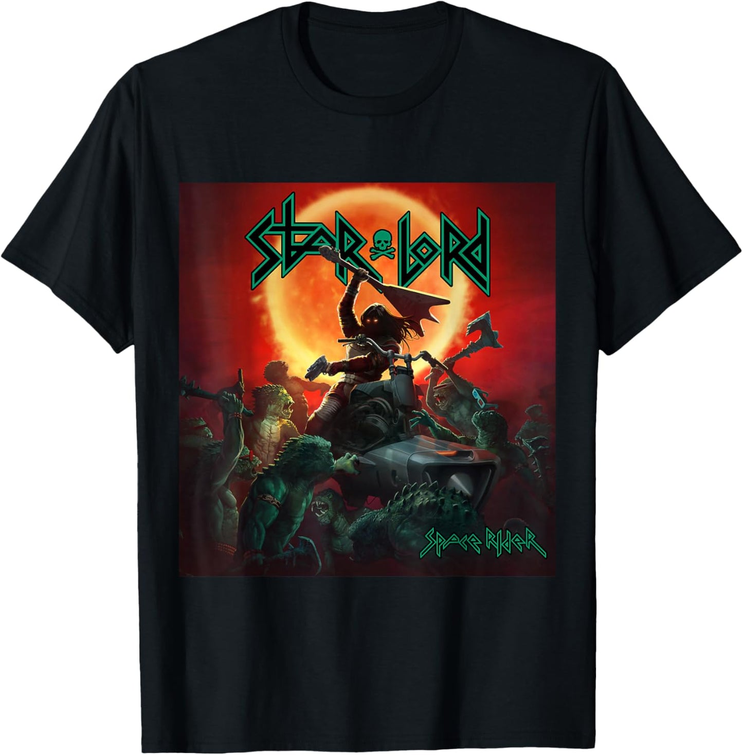 Marvel’s Guardians of The Galaxy Game Star-Lord Band T-Shirt - T-Shirt | Black