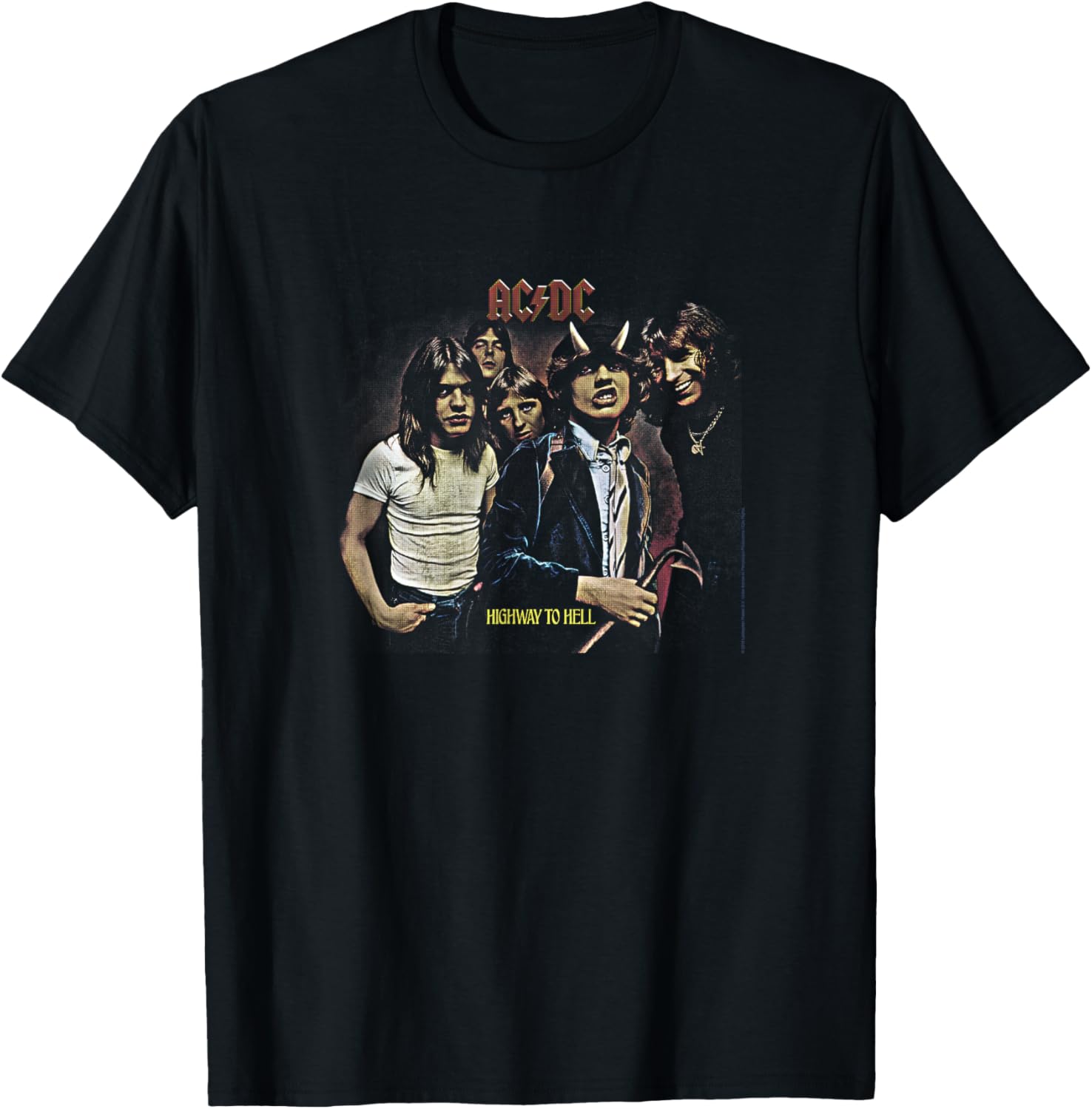 AC/DC - Highway to Hell Album Artwork T-Shirt - T-Shirt | Black