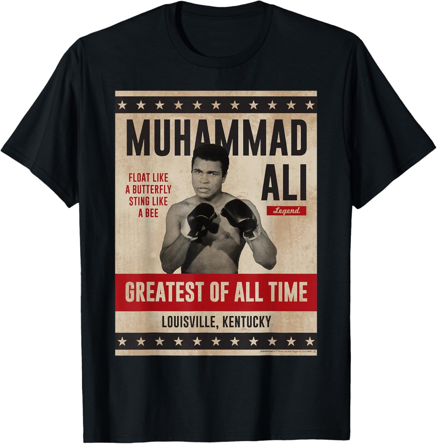 Muhammad Ali - Ali Poster T-Shirt - T-Shirt | Black