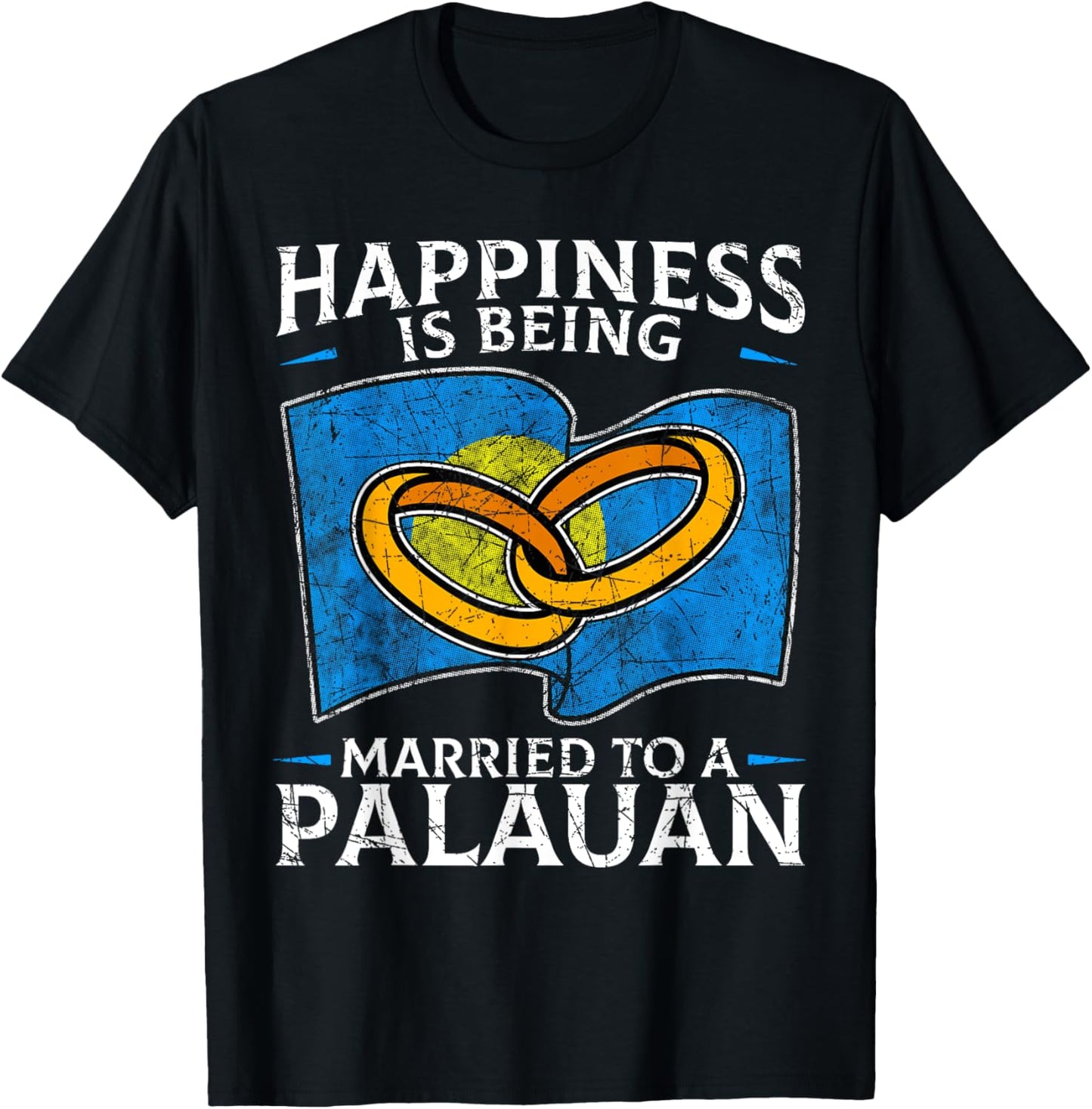 Palauan Wedding Republic of Palau Heritage Marriage T-Shirt - T-Shirt | Black
