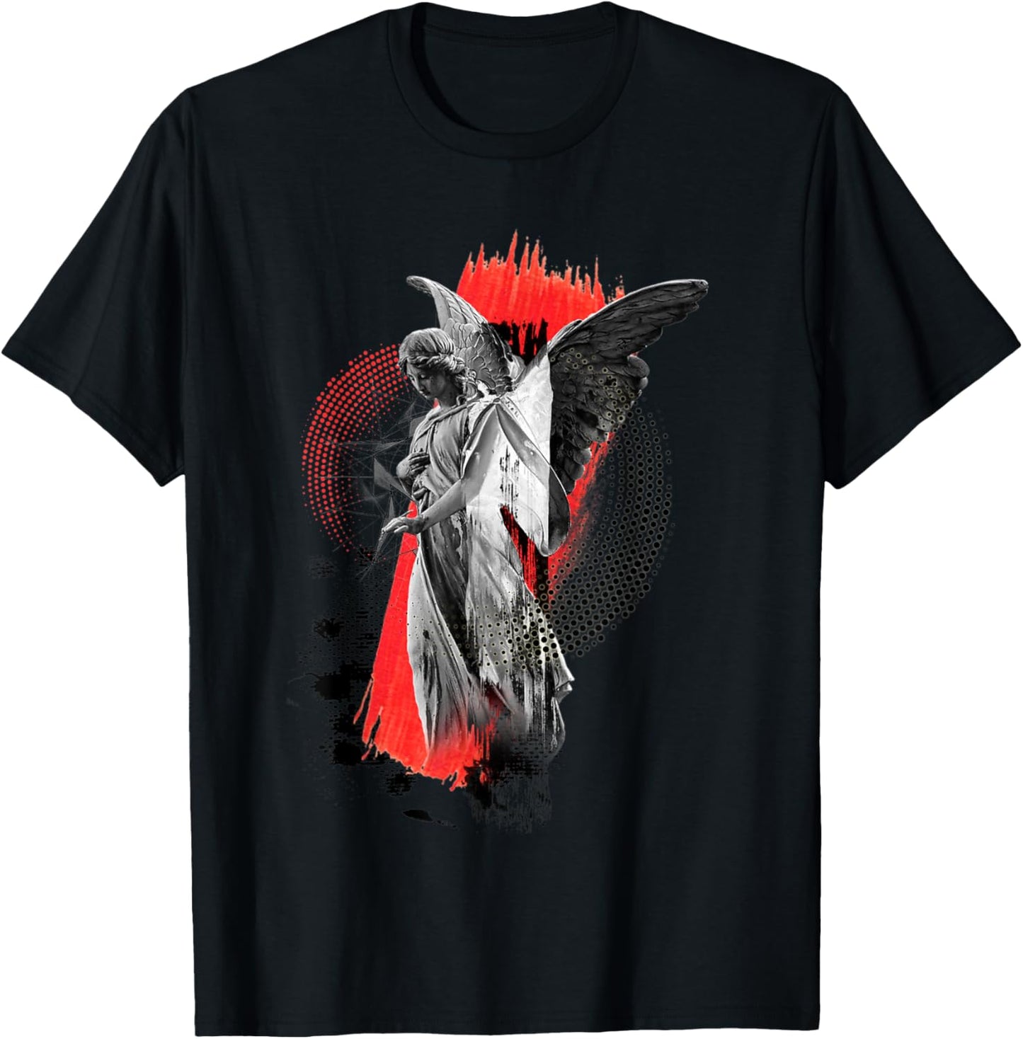 Trash Polka Art "Guardian" T-Shirt - T-Shirt | Black