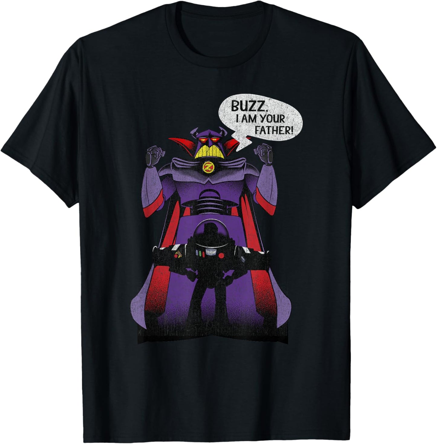 Disney Pixar Toy Story Zurg Buzz, I Am Your Father! T-Shirt - T-Shirt | Black