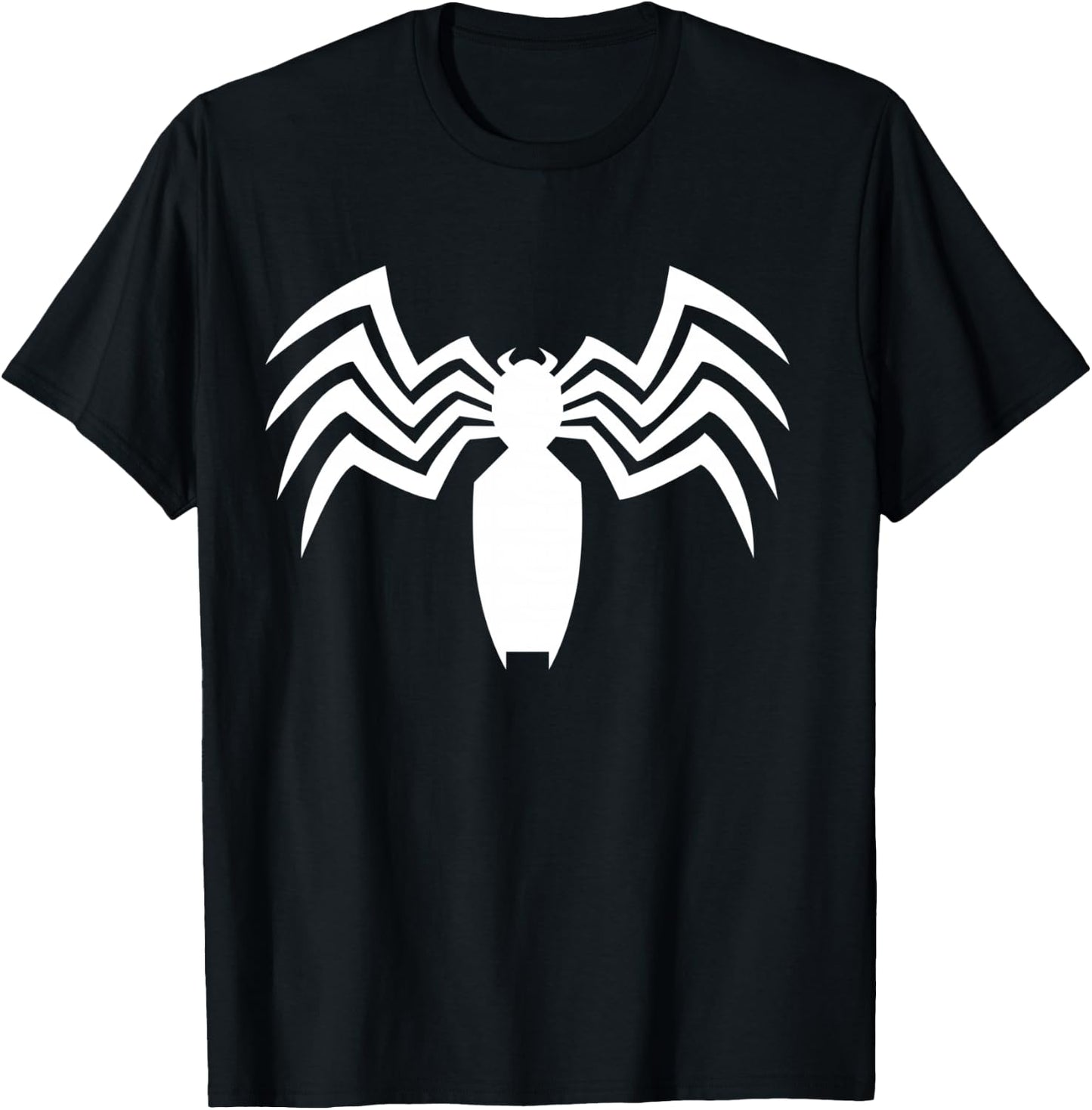 Marvel Comics Retro Classic Venom Spider Logo T-Shirt - T-Shirt | Black