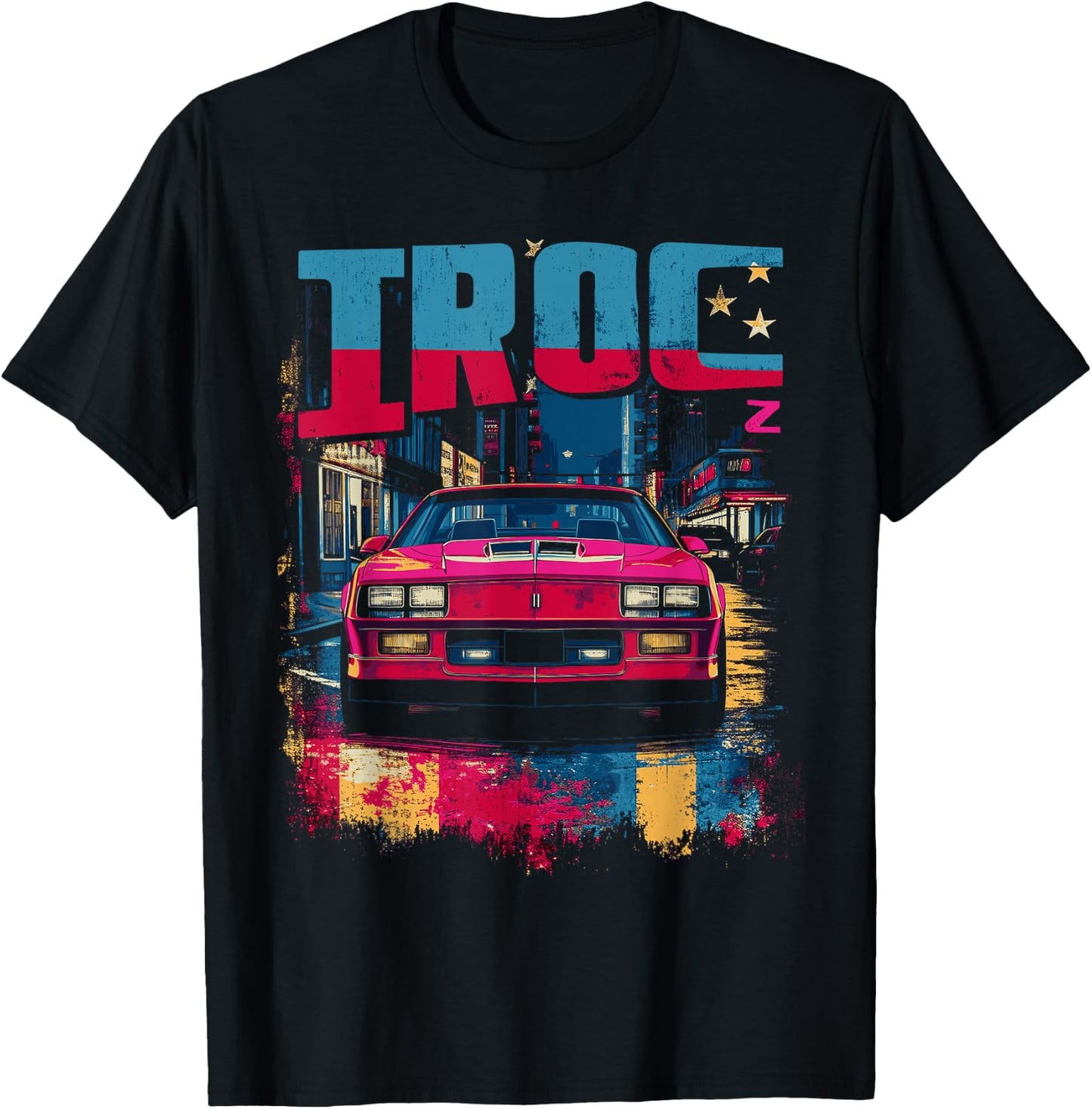 1980's IROC, IROC-Z Muscle Car American Muscle Retro classic T-Shirt - T-Shirt | Black