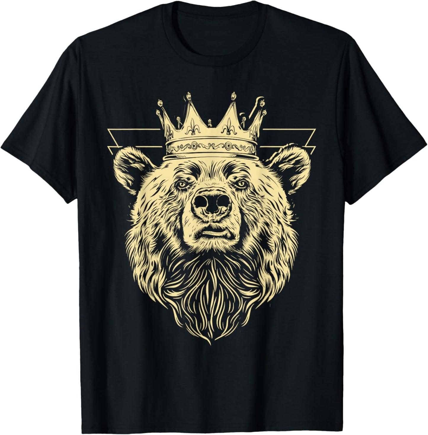 Grizzly Bear King or Queen of the Grizzly T-Shirt - T-Shirt | Black