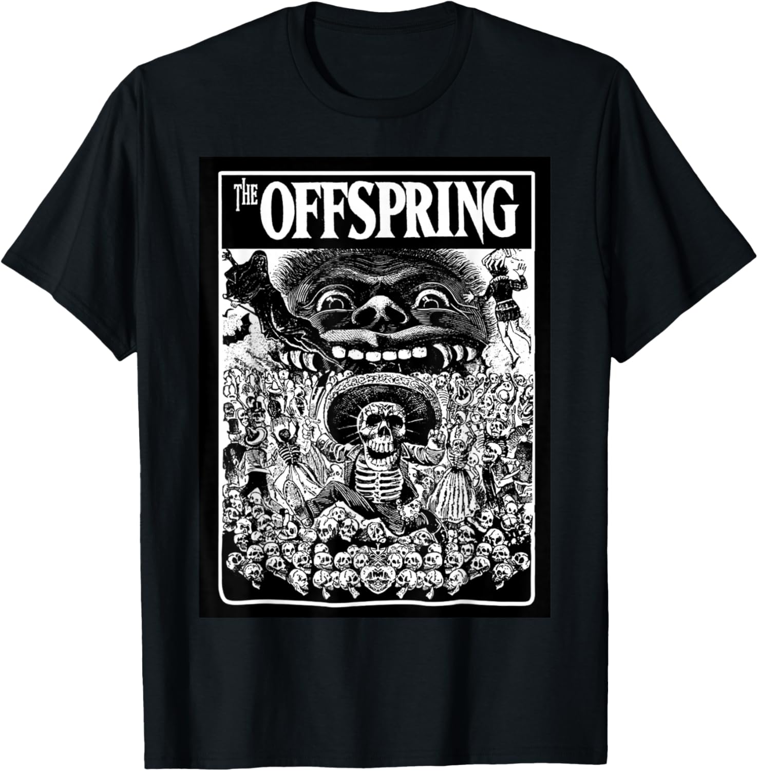 The Offspring Official Crowd Logo T-Shirt - T-Shirt | Black