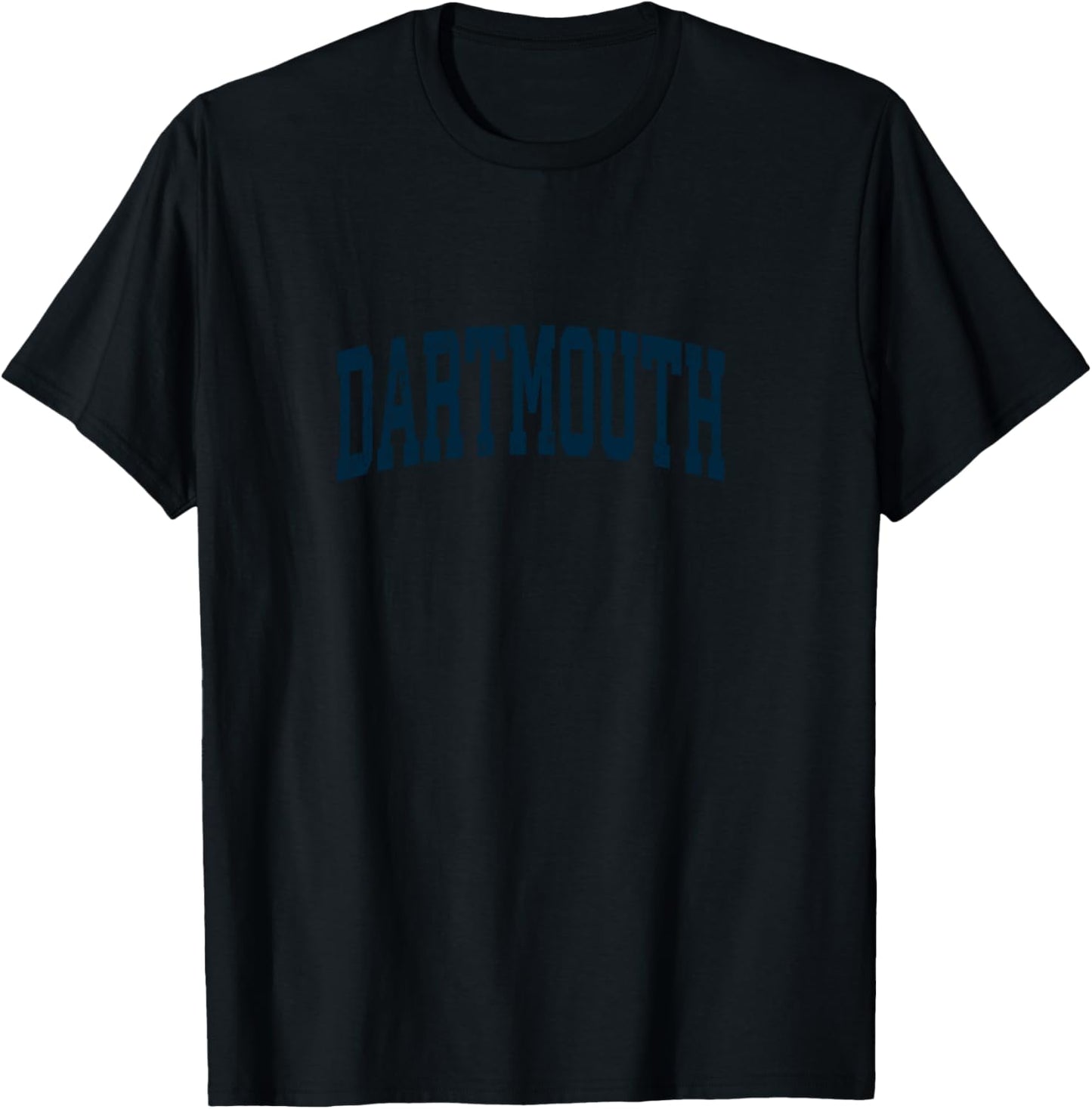Dartmouth Massachusetts MA Vintage Athletic Sports Navy Desi T-Shirt - T-Shirt | Black