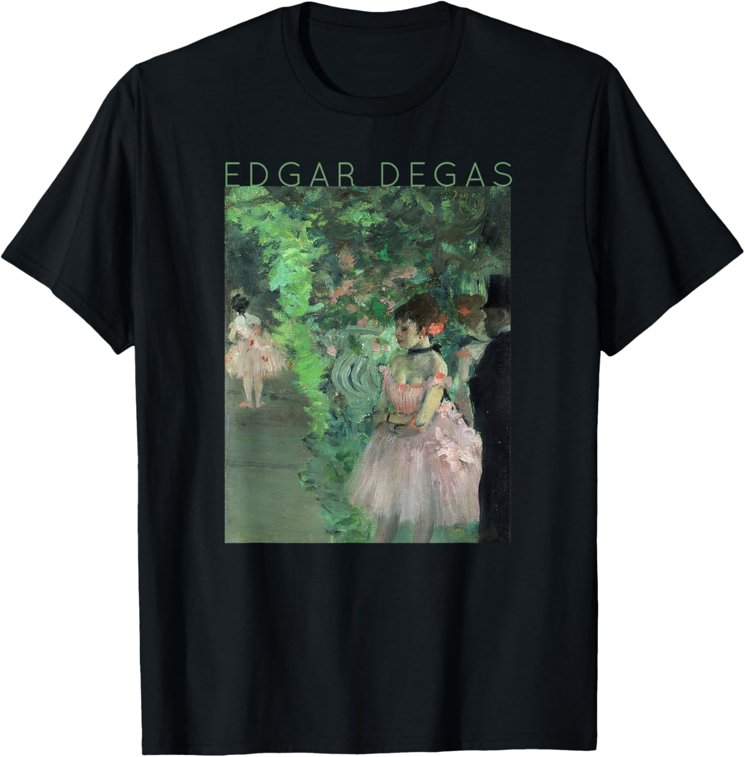 Edgar Degas Dancers Backstage for Artists and Ballerinas T-Shirt - T-Shirt | Black