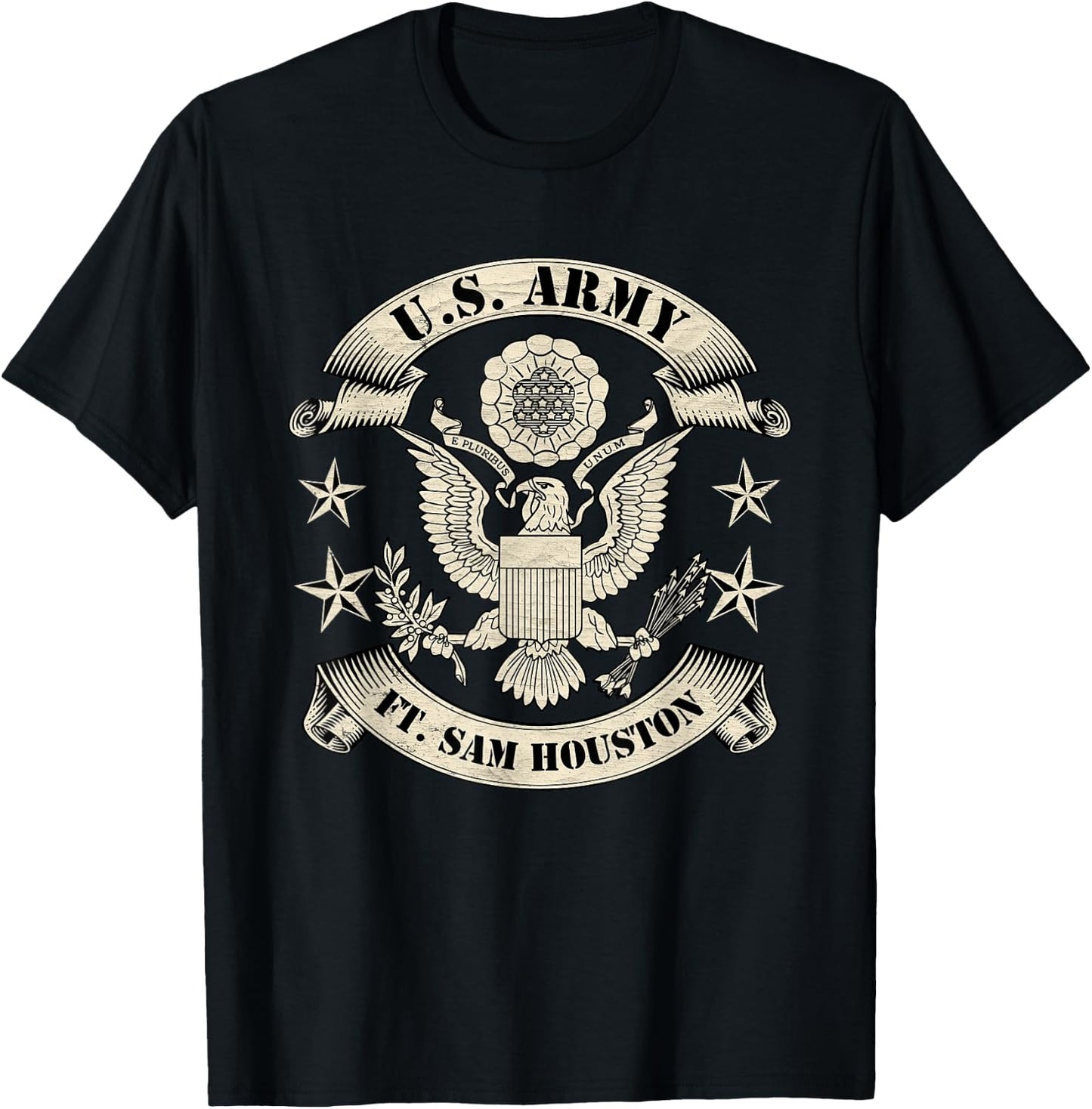 Fort Sam Houston Army Base Ft Sam Houston Texas Tx Gifts T-Shirt - T-Shirt | Black