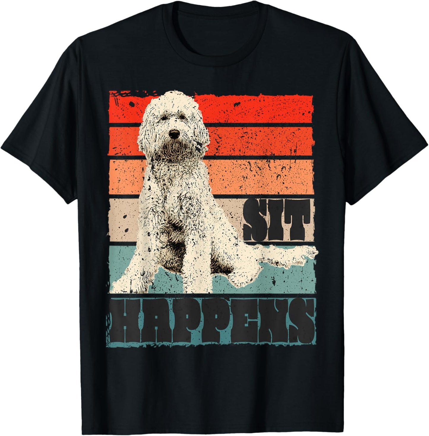Goldendoodle & Labradoodle Dog Mama Funny Saying Men Women T-Shirt - T-Shirt | Black