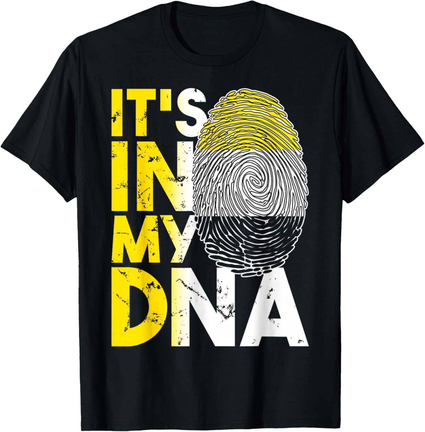 It's In My DNA Garifuna Flag Afro Caribbean T-Shirt - T-Shirt | Black