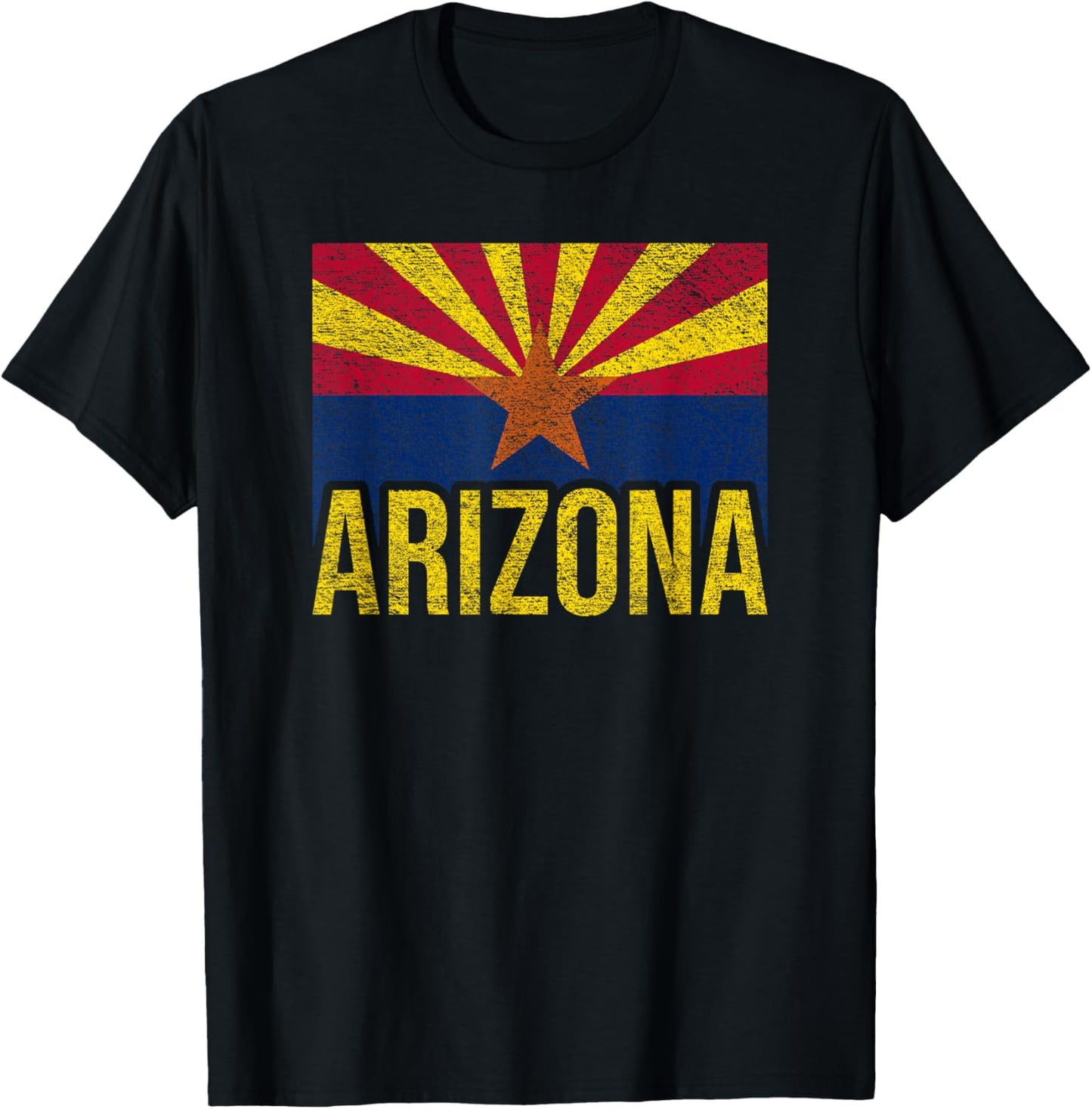 State of Arizona Phoenix Flag T-Shirt - T-Shirt | Black