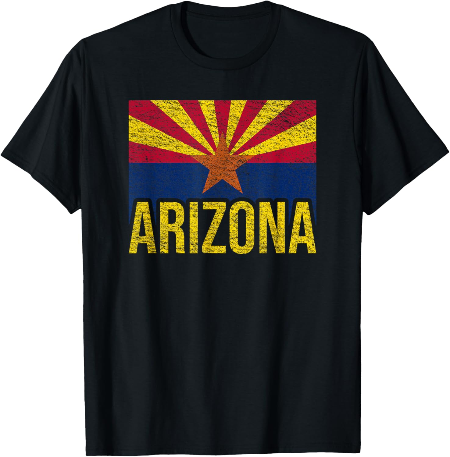 State of Arizona Phoenix Flag T-Shirt - T-Shirt | Black