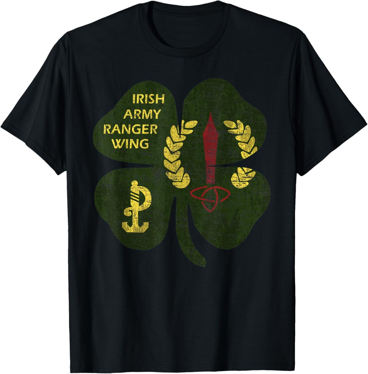 Fianoglach Irish Special Force Army Ranger Fiannoglaigh T-Shirt - T-Shirt | Black