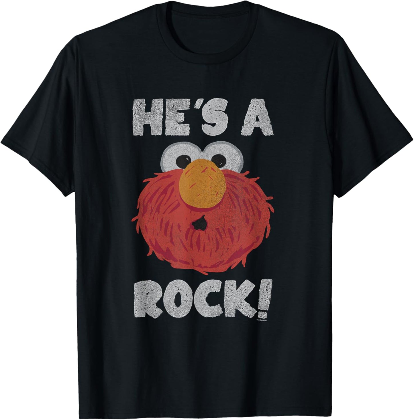 Sesame Street He's A Rock T-Shirt - T-Shirt | Black
