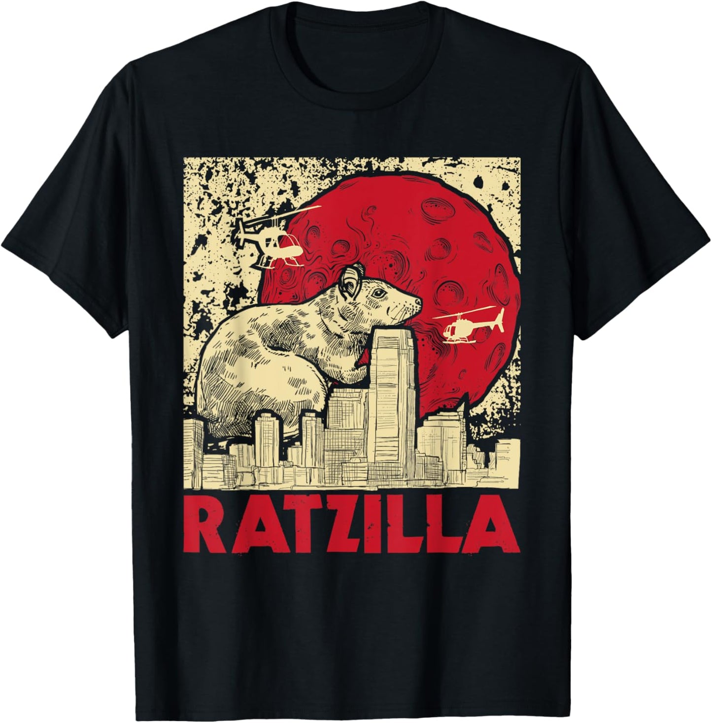 Ratzilla - Rat Whisperer Rodent Lover Rat Lover T-Shirt - T-Shirt | Black
