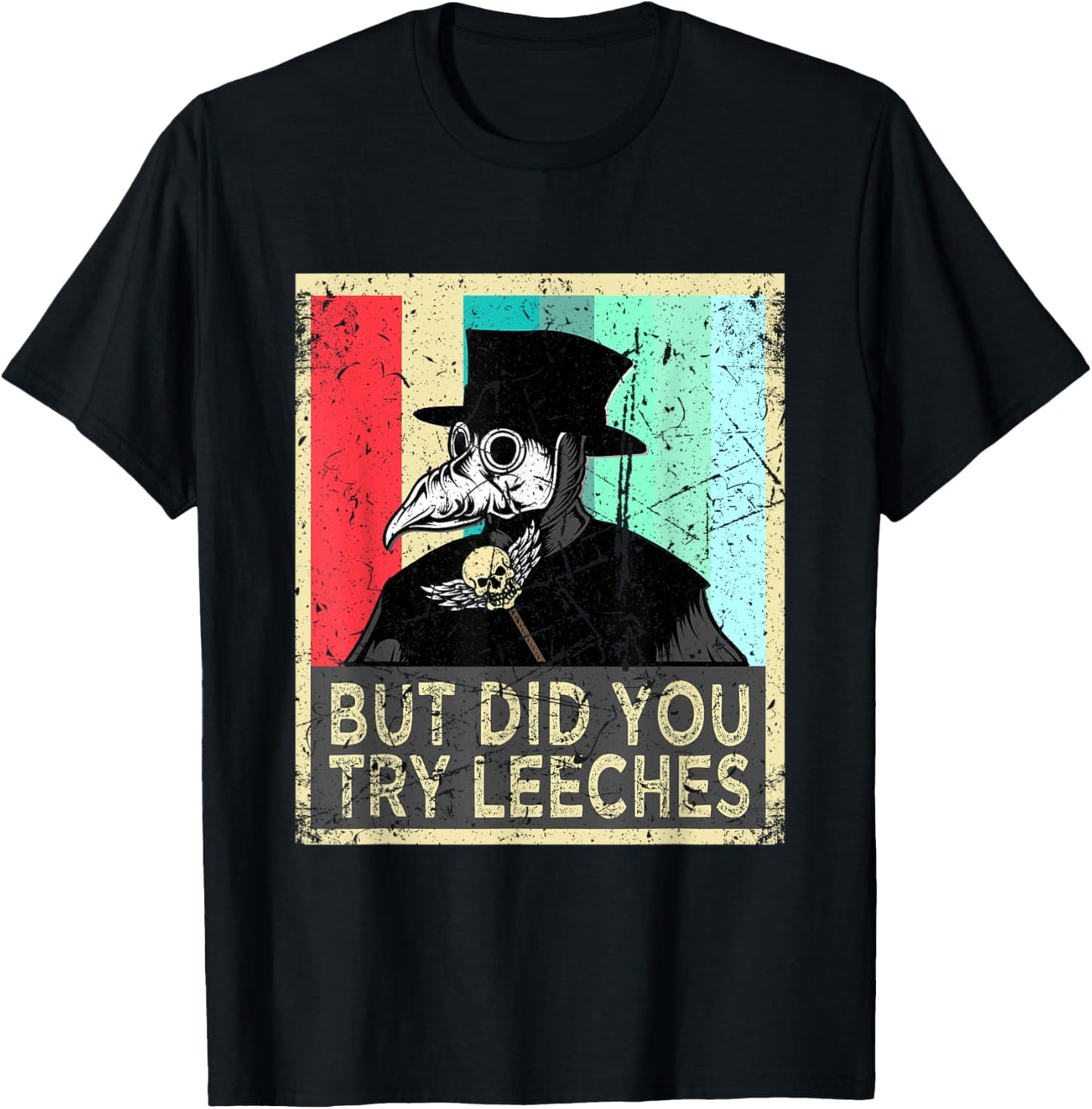 Plague Doctor Shirt Outfit Costume Women Kids T-Shirt - T-Shirt | Black