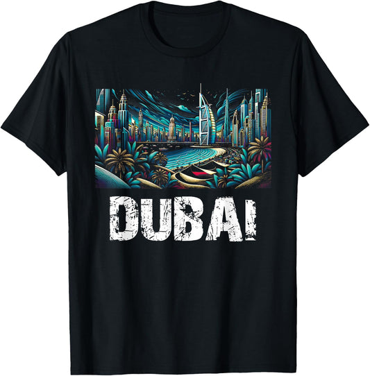 Dubai Vacation Souvenirs Gifts Women Kids Dubai T-Shirt - T-Shirt | Black