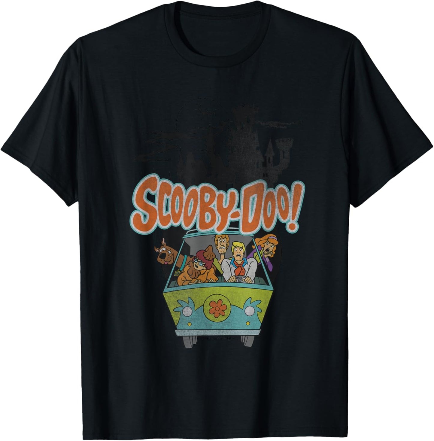 Scooby Doo Haunted Castle T-Shirt - T-Shirt | Black