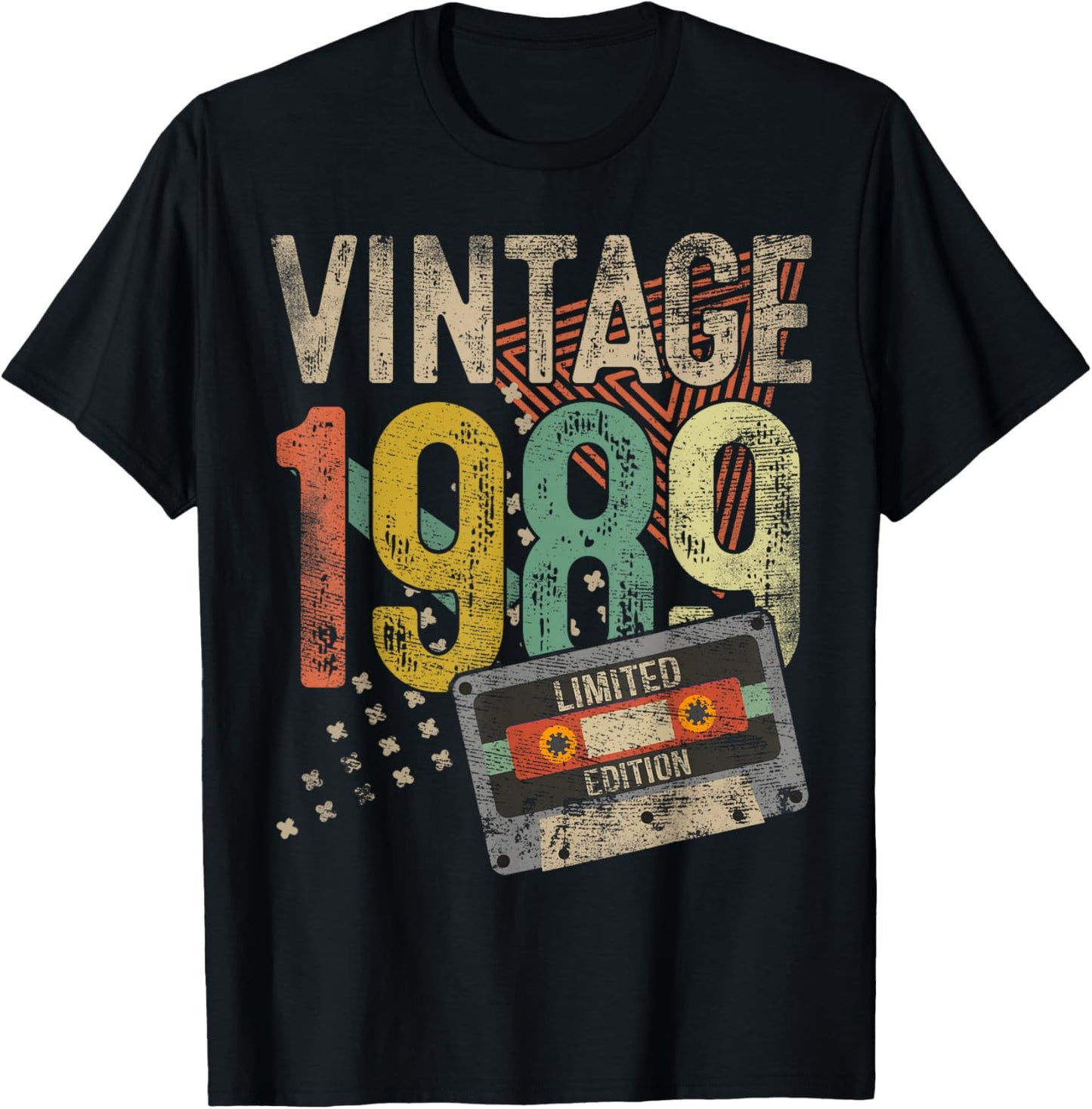 Vintage 1989 36th Birthday Gifts Women 36 Year Old T-Shirt - T-Shirt | Black