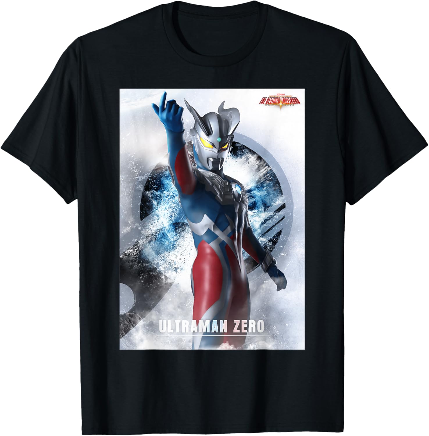 ULTRAMAN ZERO Ultra Galaxy Fight The Destined Crossroad T-Shirt - T-Shirt | Black