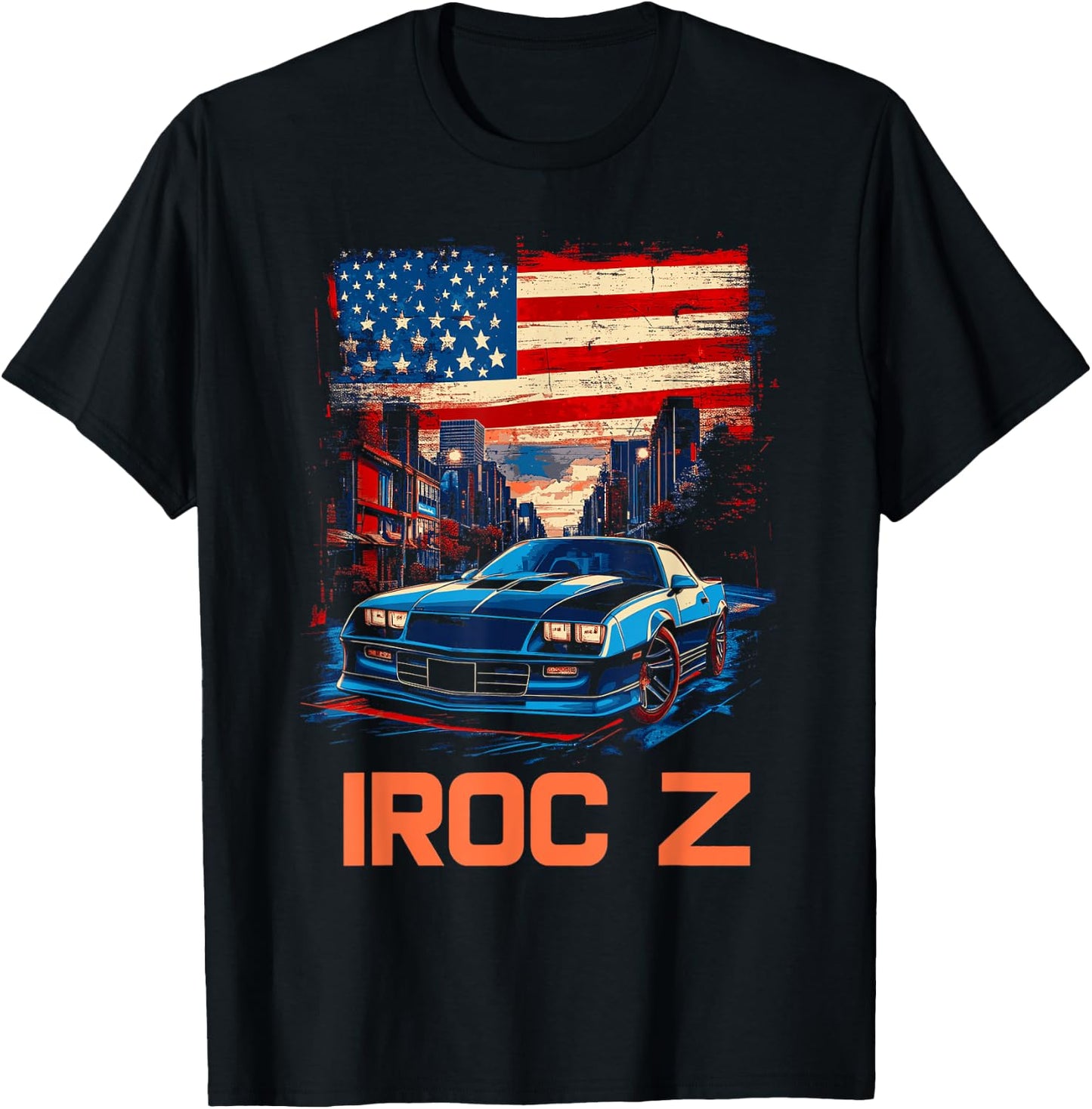 1980's IROC, IROC-Z Muscle Car American Muscle Retro classic T-Shirt - T-Shirt | Black