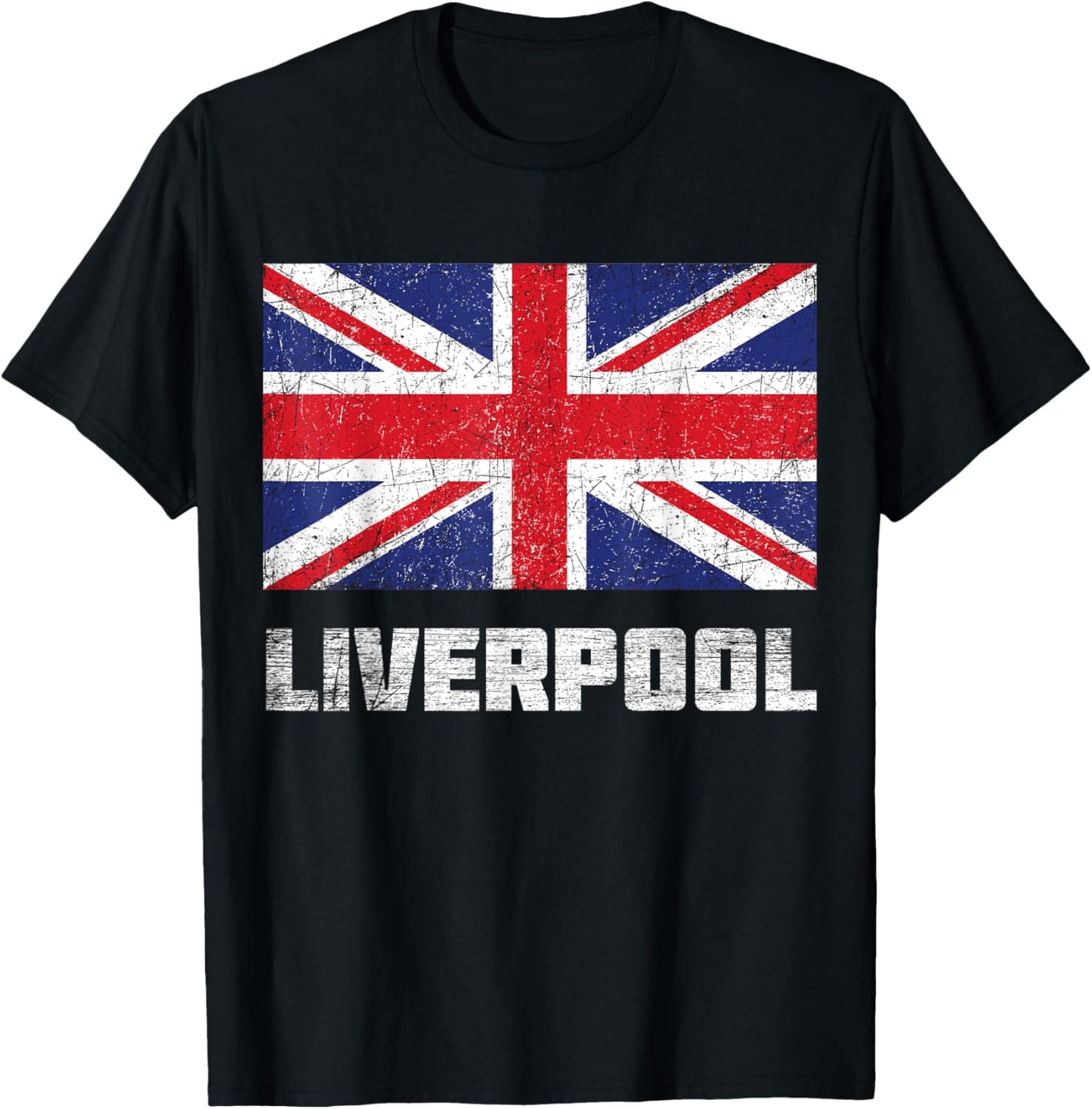 Liverpool Vintage UK T-Shirt - T-Shirt | Black