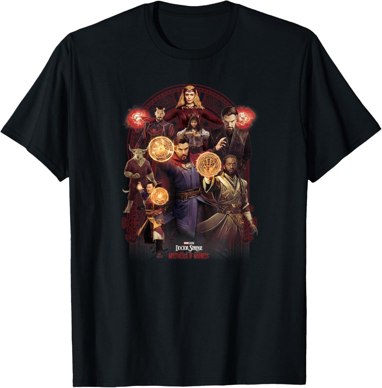 Marvel Doctor Strange In The Multiverse Of Madness Group T-Shirt - T-Shirt | Black