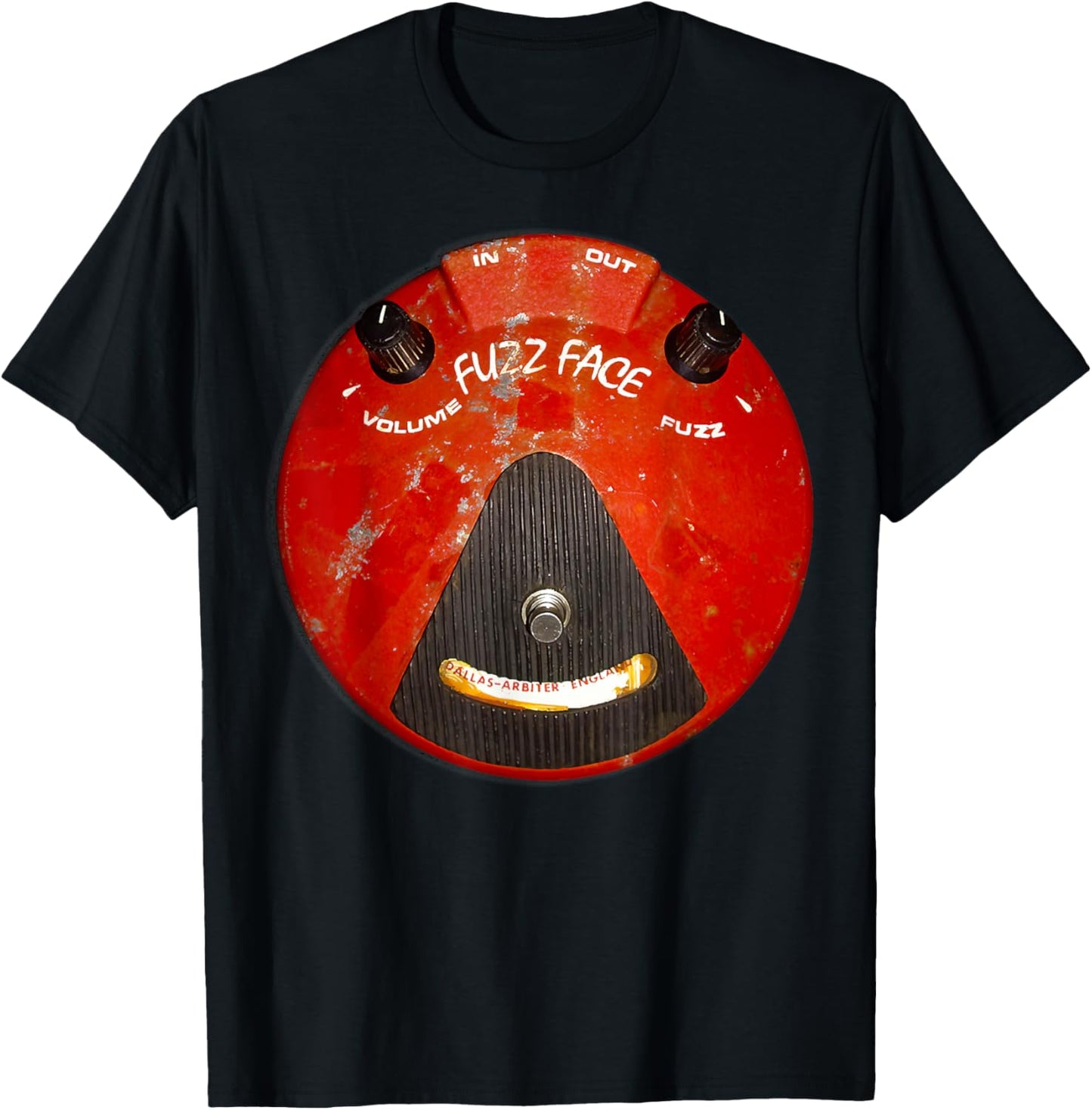 Dallas Arbiter Fuzz Faces - Vintage Guitar Pedal T-Shirt - T-Shirt | Black