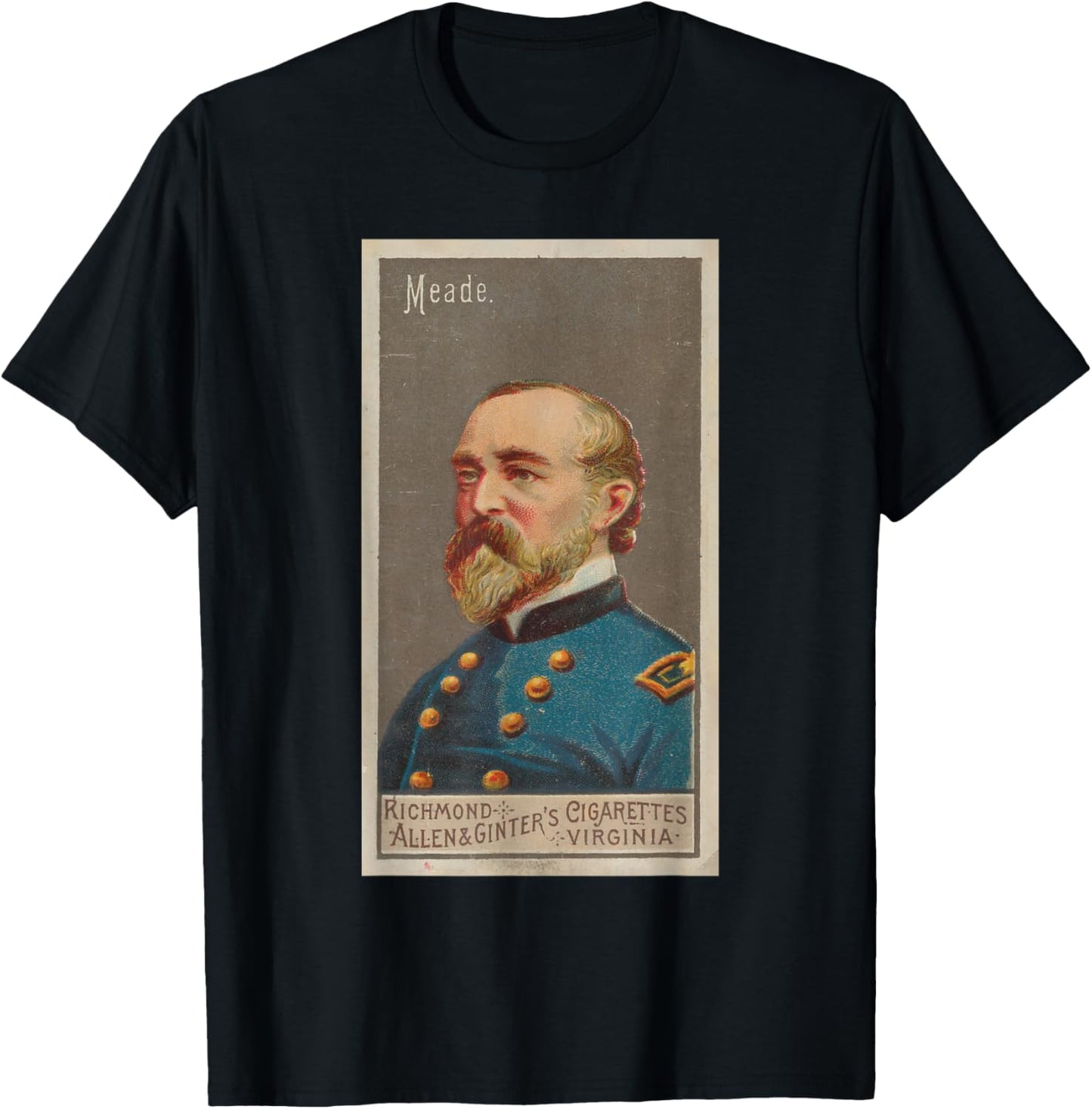 General George Meade Portrait (1888) T-Shirt - T-Shirt | Black