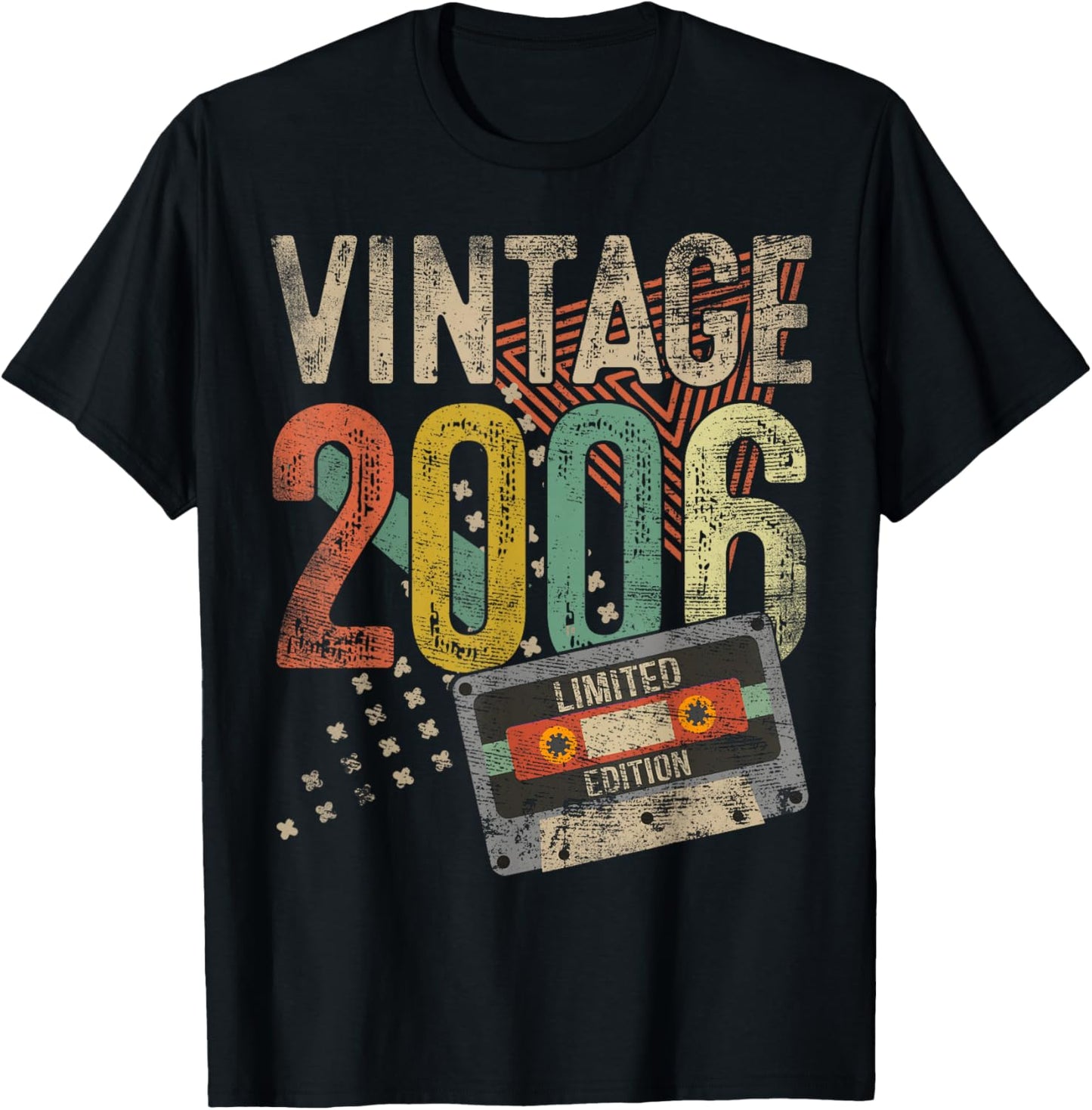 Vintage 2006 19th Birthday Gifts Women 19 Year Old T-Shirt - T-Shirt | Black