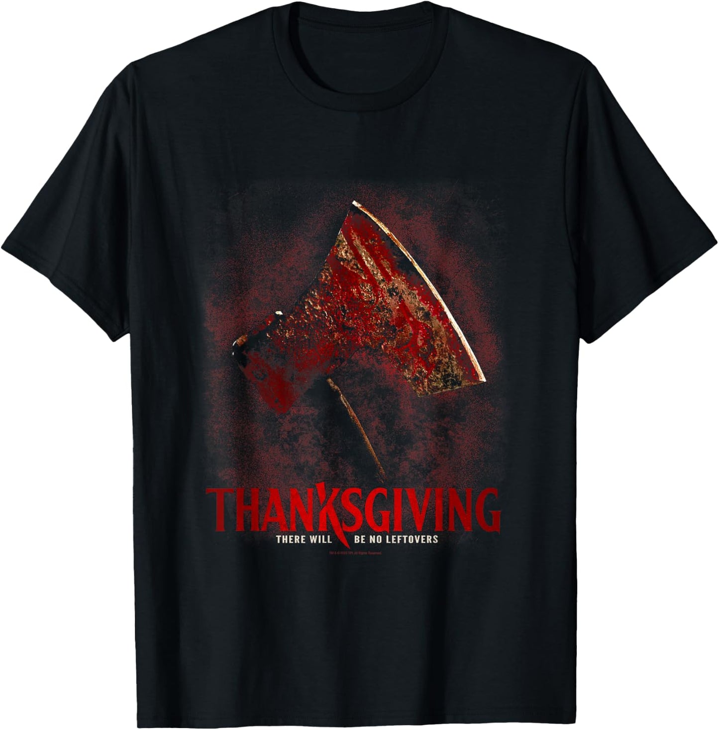 Thanksgiving Bloodied Axe Horror Slasher Film Weapon T-Shirt - T-Shirt | Black