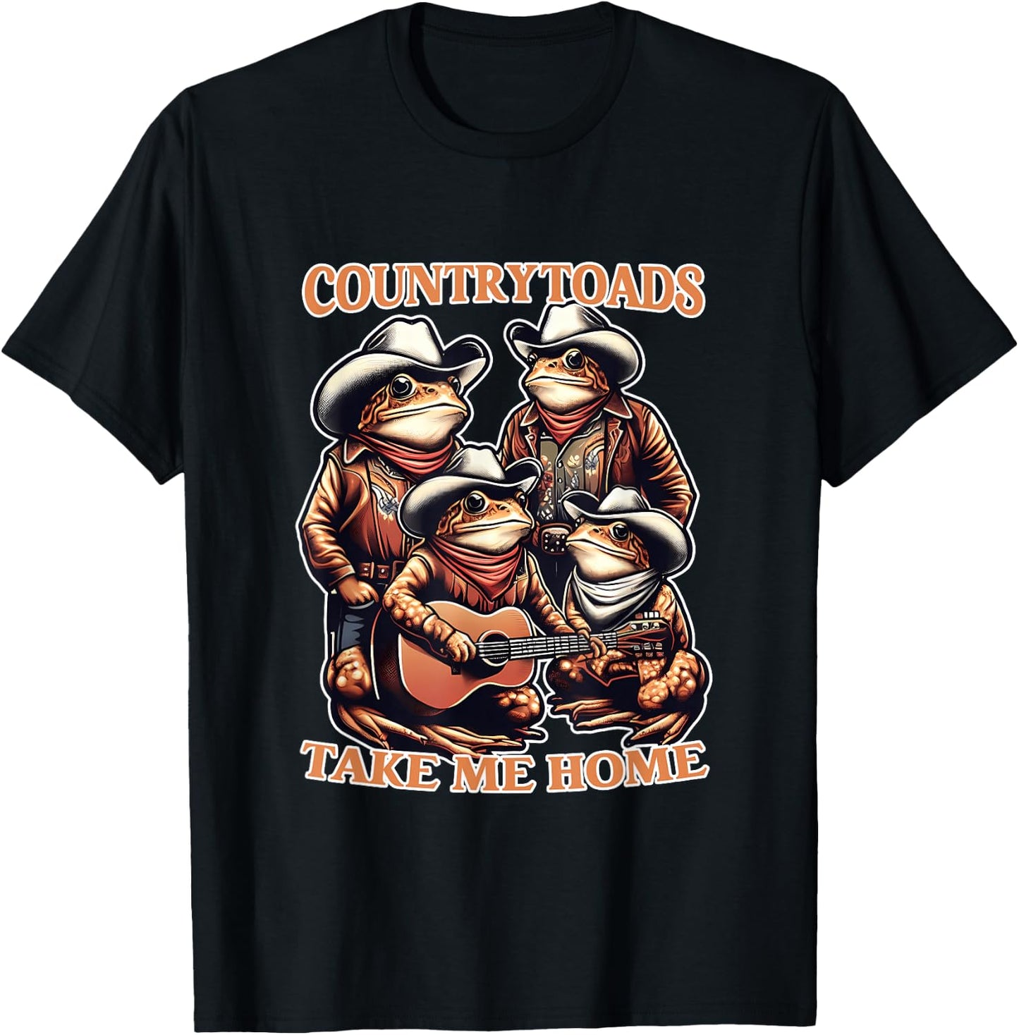 Country Toads Take Me Home Apparelds T-Shirt - T-Shirt | Black