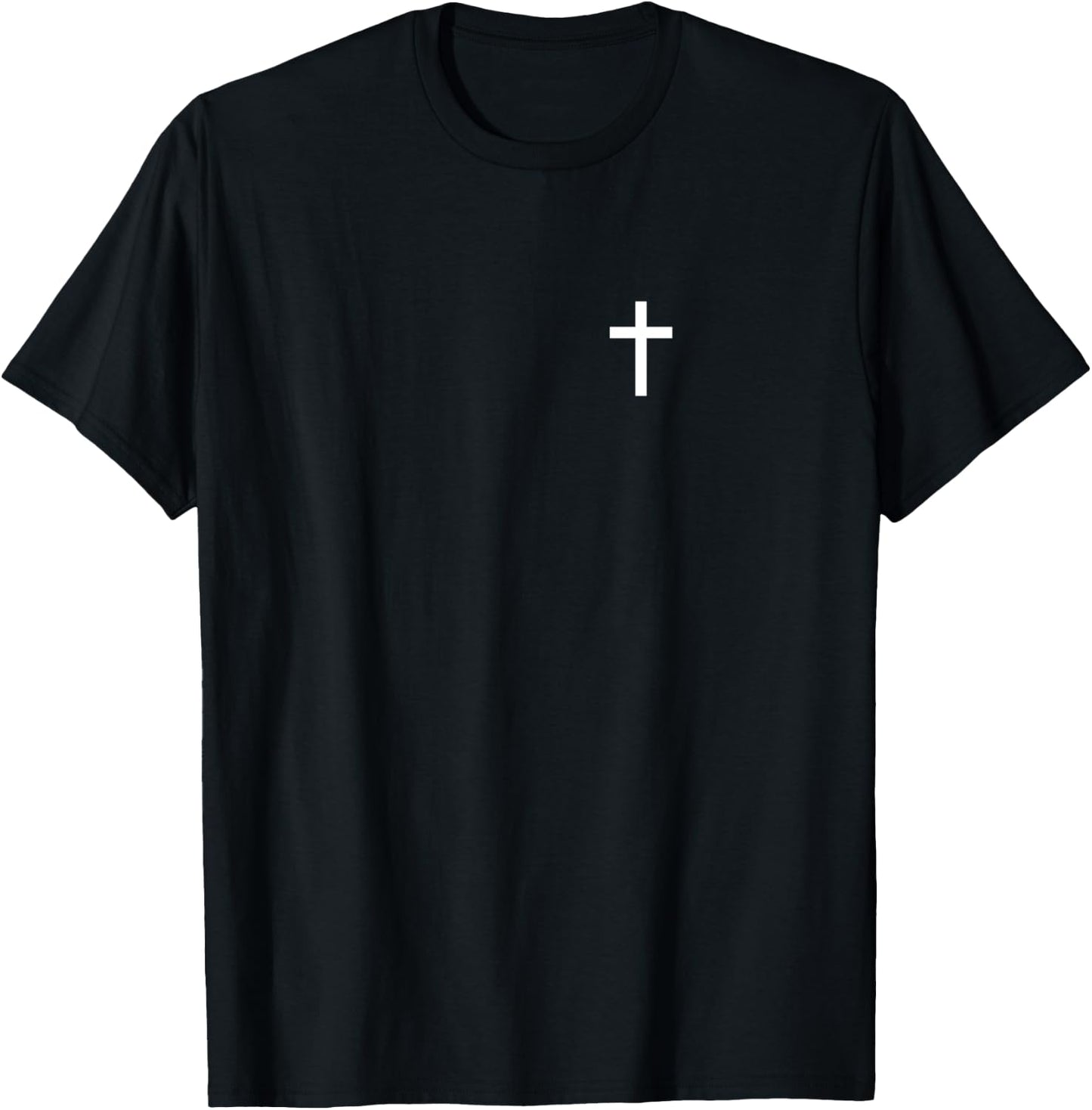 Christian Cross for Believer, Simple Christian Faith Cross T-Shirt - T-Shirt | Black