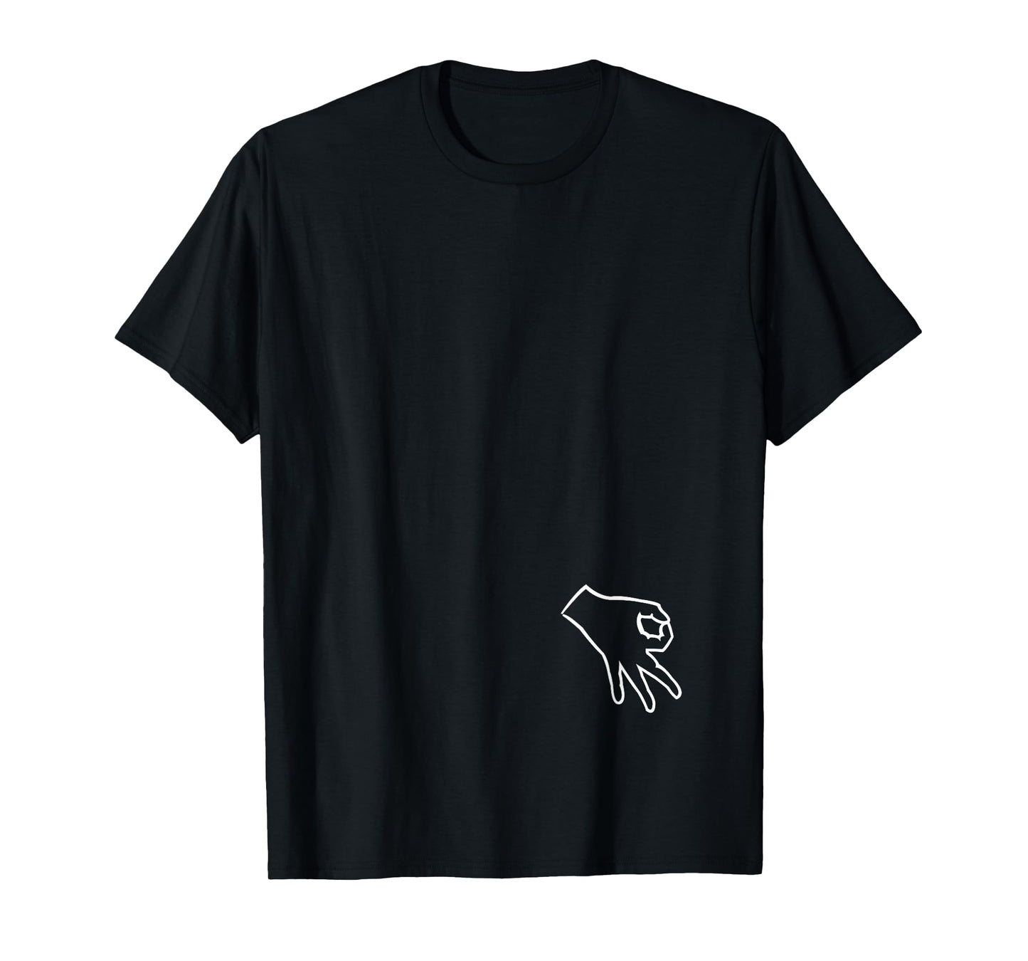 Funny Finger Circle Game Shirt Made You Look Tempting Hole T-Shirt