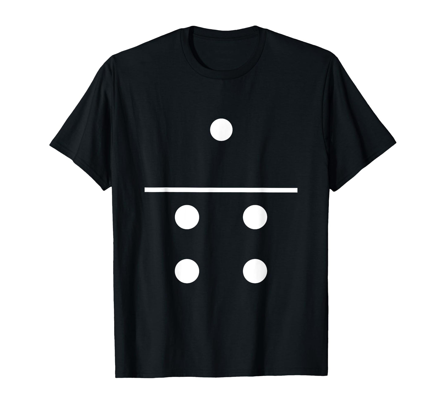 Domino 1 and 4 Matching T-Shirt Halloween Group Costumes 1-4 T-Shirt